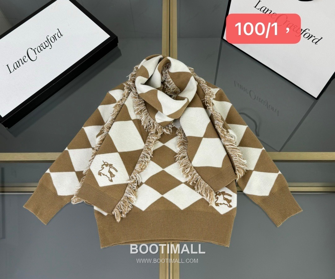 Balenciaga Pocket Intarsia Knit Navy Sweater 발렌시아가 포켓 인타르시아 니트 네이비 스웨터 5