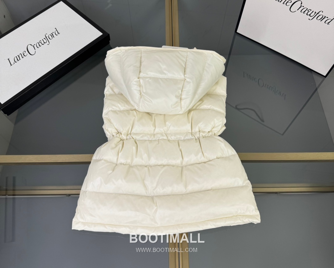 Balenciaga Classic Down Vest Cotton Blend White 발렌시아가 클래식 다운 베스트 코튼 블렌드 화이트 9