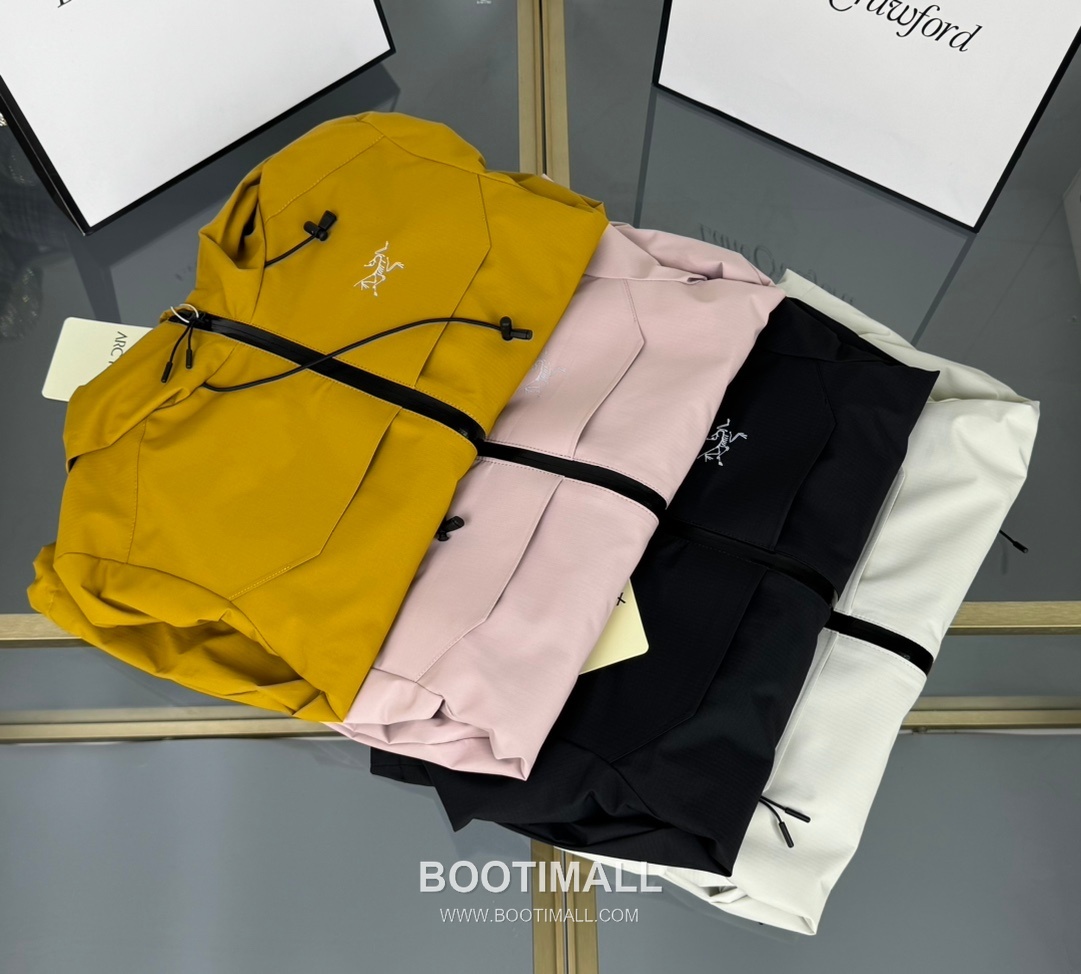 Arc'teryx Tri-Layer Hooded Shell Polyester Blend Black Windbreaker 아크테릭스 트라이 레이어 후드 쉘 폴리에스터 블렌드 블랙 바람막이 3