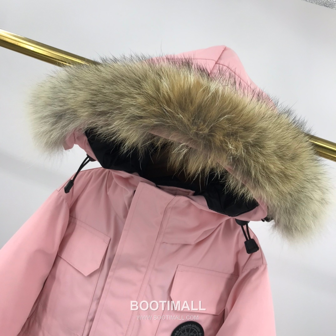Canada Goose Expedition Kids Fur Trim Polyester Cotton, White Duck Down, Coyote Fur Down Jacket 캐나다구스 익스페디션 키즈 퍼 트림 폴리에스터 코튼, 화이트 덕다운, 코요테 퍼 다운재킷 3