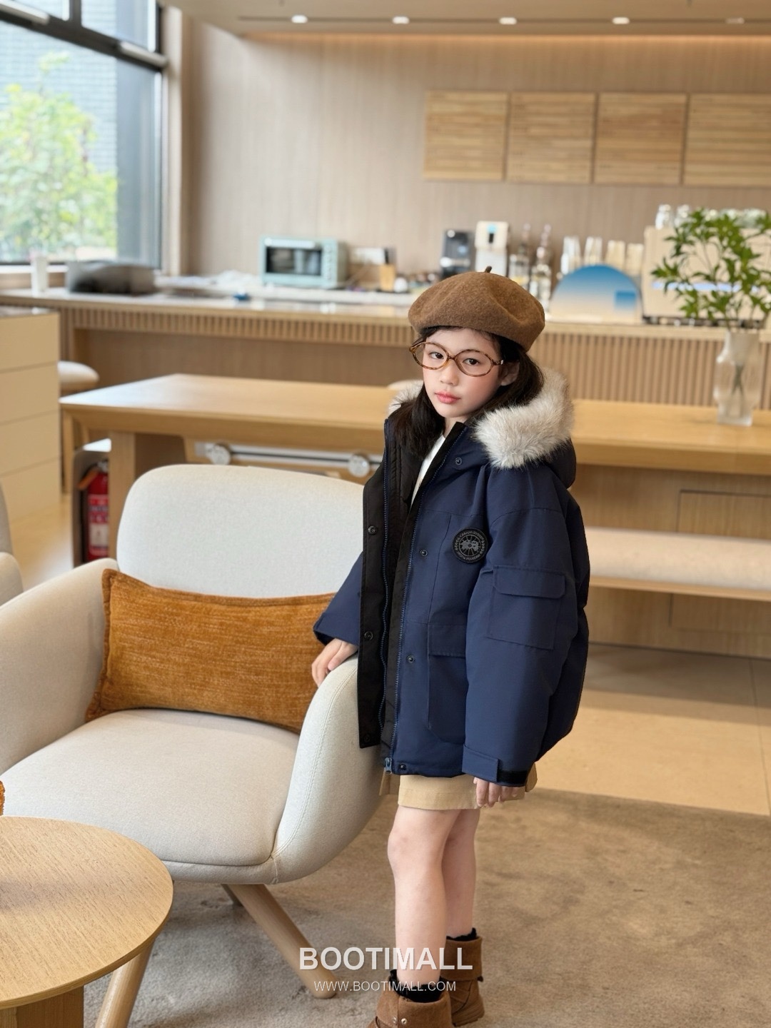 Balenciaga Navy Fur Trim Down Parka Down Navy 발렌시아가 네이비 퍼 트림 다운 파카 다운 네이비 9