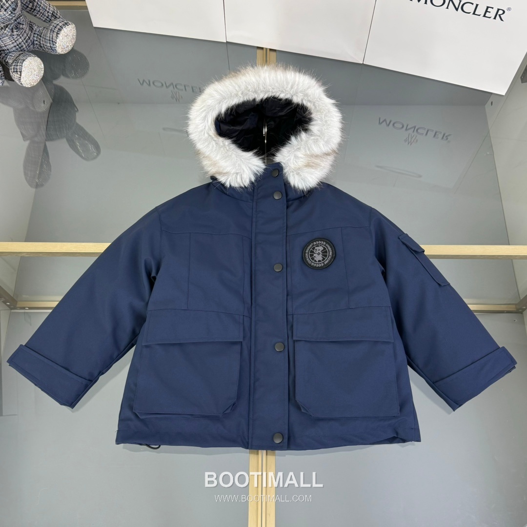 Balenciaga Navy Fur Trim Down Parka Down Navy 발렌시아가 네이비 퍼 트림 다운 파카 다운 네이비 10