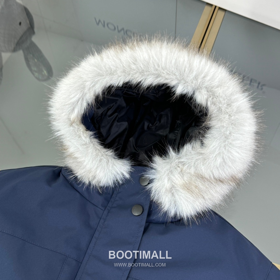 Balenciaga Navy Fur Trim Down Parka Down Navy 발렌시아가 네이비 퍼 트림 다운 파카 다운 네이비 13