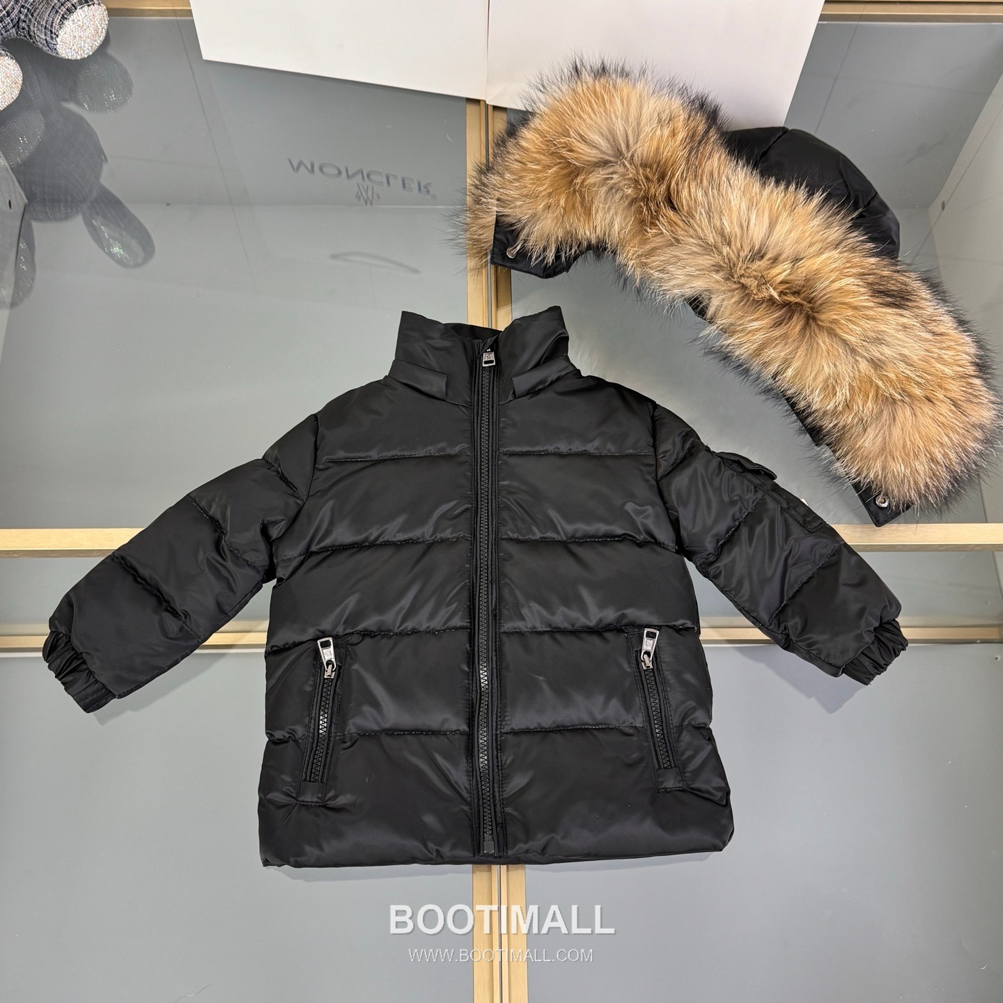 Balenciaga Raccoon Trim Padded Set Cotton Coat 발렌시아가 라쿤 퍼 패딩 세트 코튼 코트 4