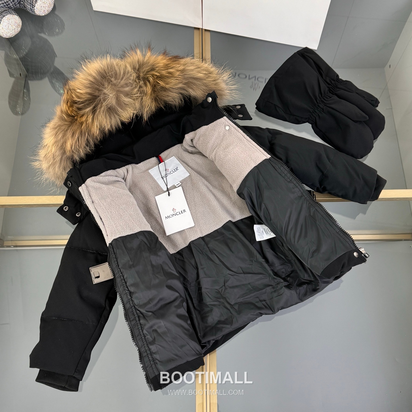 Balenciaga Raccoon Trim Padded Set Cotton Coat 발렌시아가 라쿤 퍼 패딩 세트 코튼 코트 4