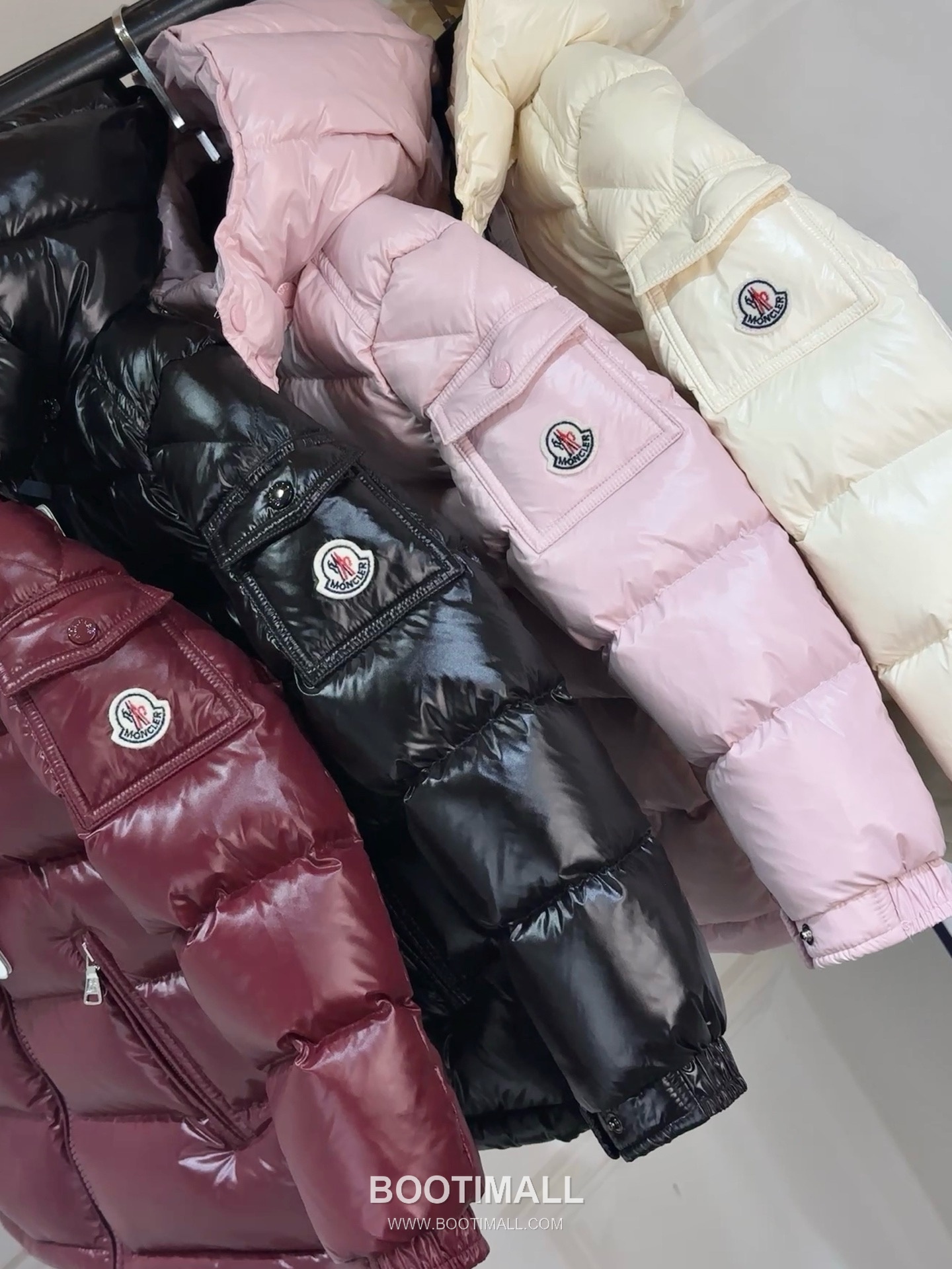 Balenciaga Maya Glossy Down Goose Down Burgundy Down Jacket 발렌시아가 마야 글로시 다운 구스 다운 버건디 다운 재킷 12