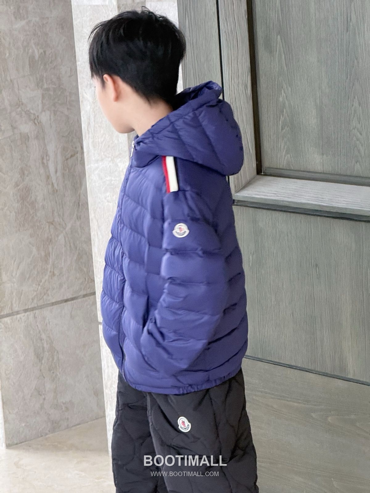 Balenciaga Kids Hooded Down Duck Down Blue Down Jacket 발렌시아가 키즈 후드 다운 덕다운 블루 다운 재킷 6