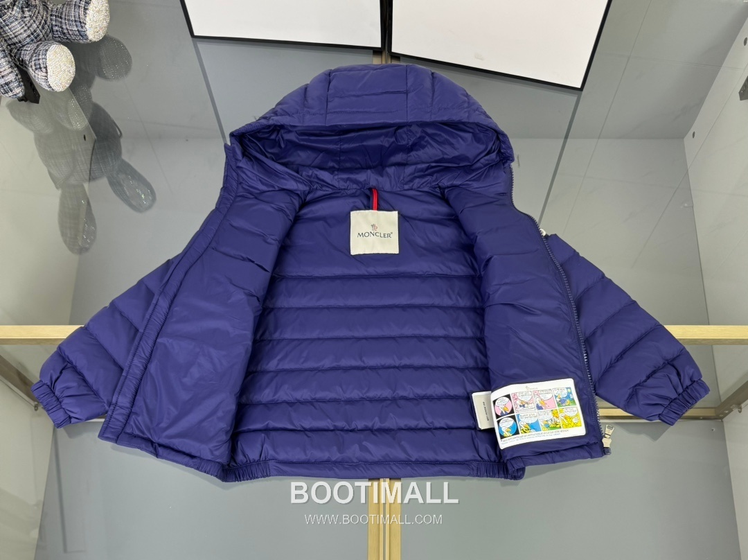 Balenciaga Kids Hooded Down Duck Down Blue Down Jacket 발렌시아가 키즈 후드 다운 덕다운 블루 다운 재킷 9