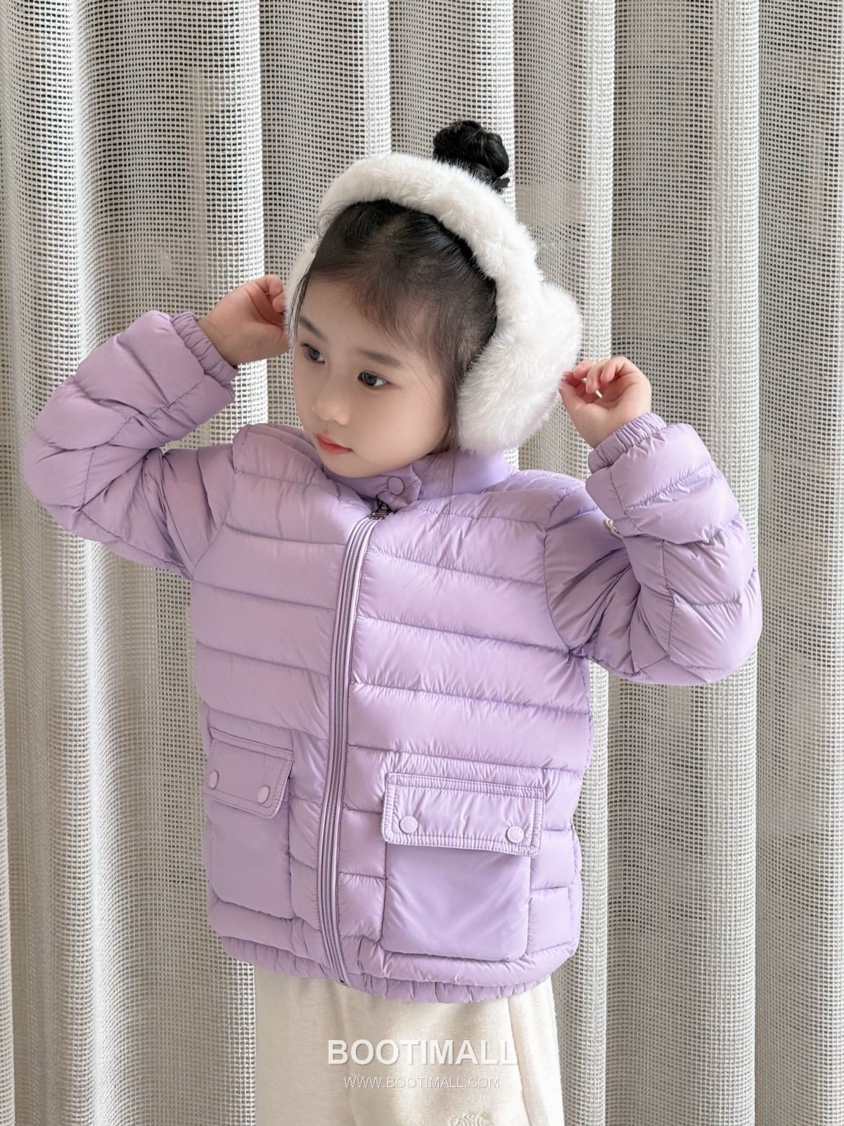 Balenciaga Light Down Kids Duck Down Purple Down Jacket 발렌시아가 라이트 다운 키즈 덕다운 퍼플 다운 재킷 2