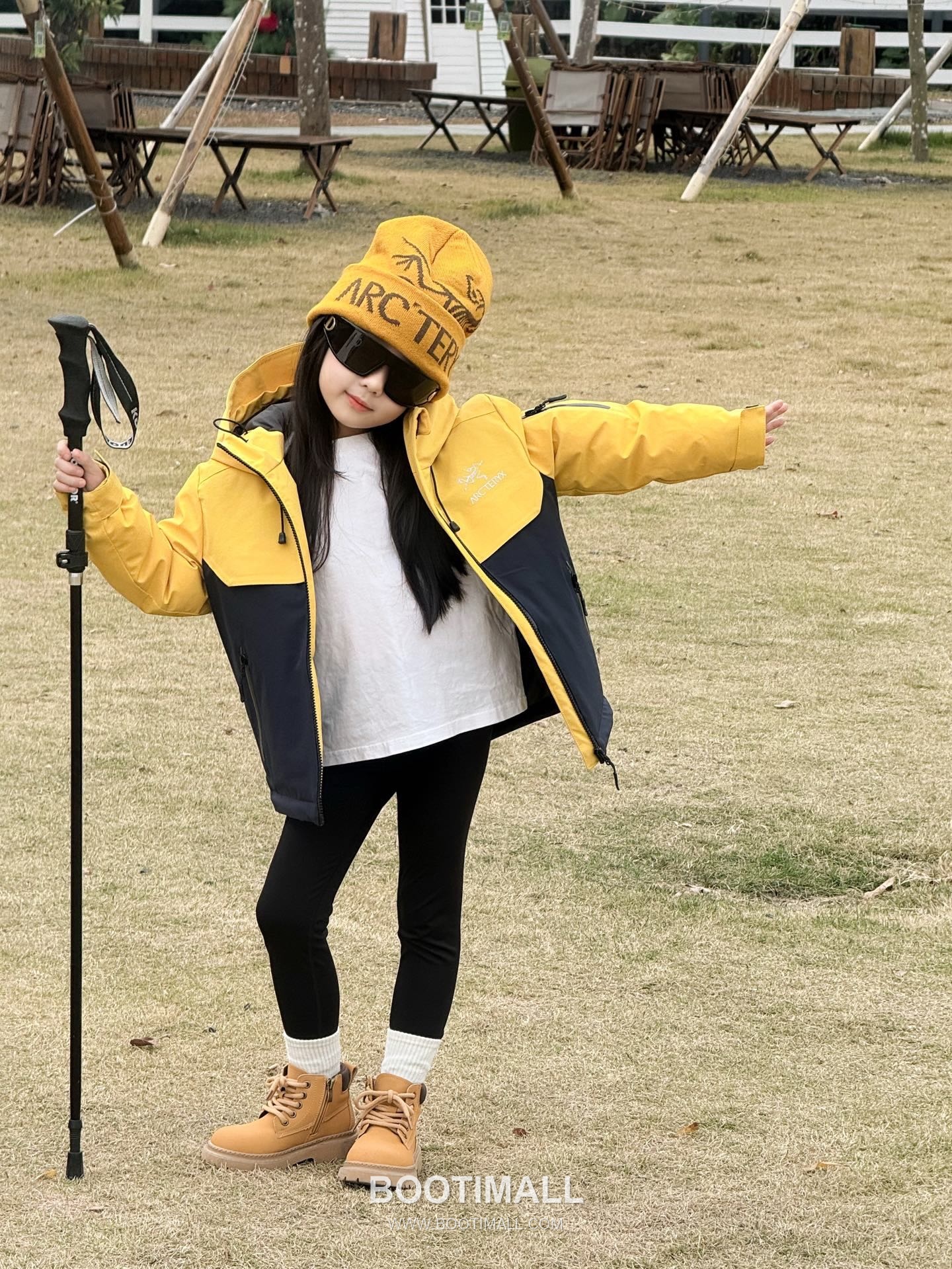 Arc'teryx Kids Hooded Down Yellow Down Jacket 아크테릭스 키즈 후드 다운 옐로우 다운 재킷 4
