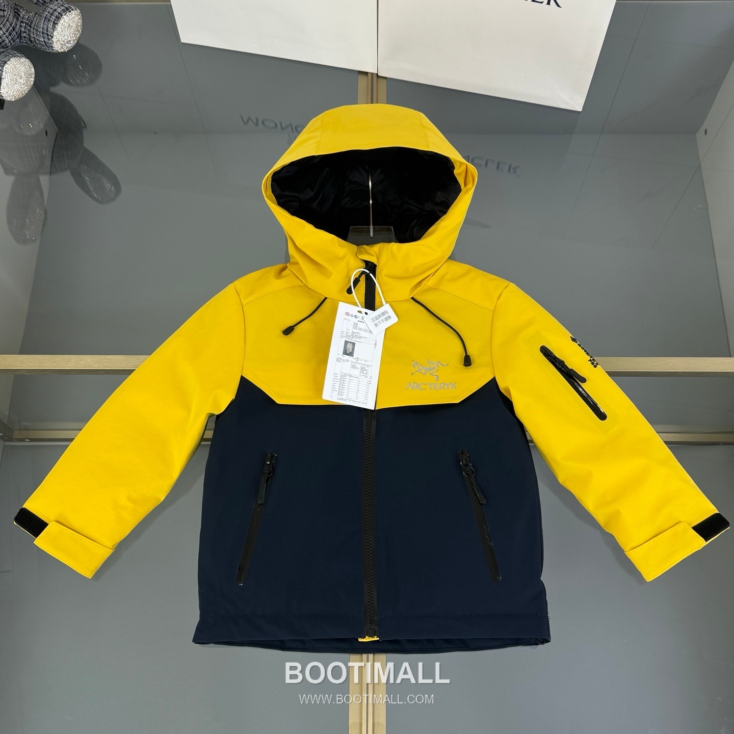 Arc'teryx Kids Hooded Down Yellow Down Jacket 아크테릭스 키즈 후드 다운 옐로우 다운 재킷 10
