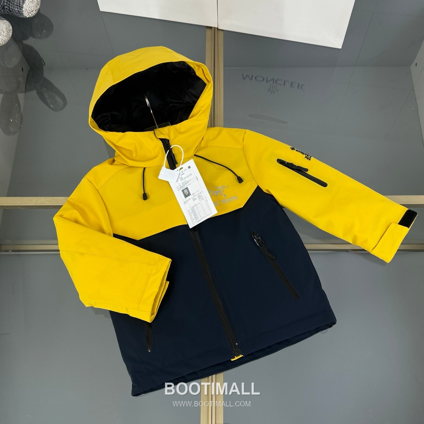 Arc'teryx Kids Hooded Down Yellow Down Jacket 아크테릭스 키즈 후드 다운 옐로우 다운 재킷 12