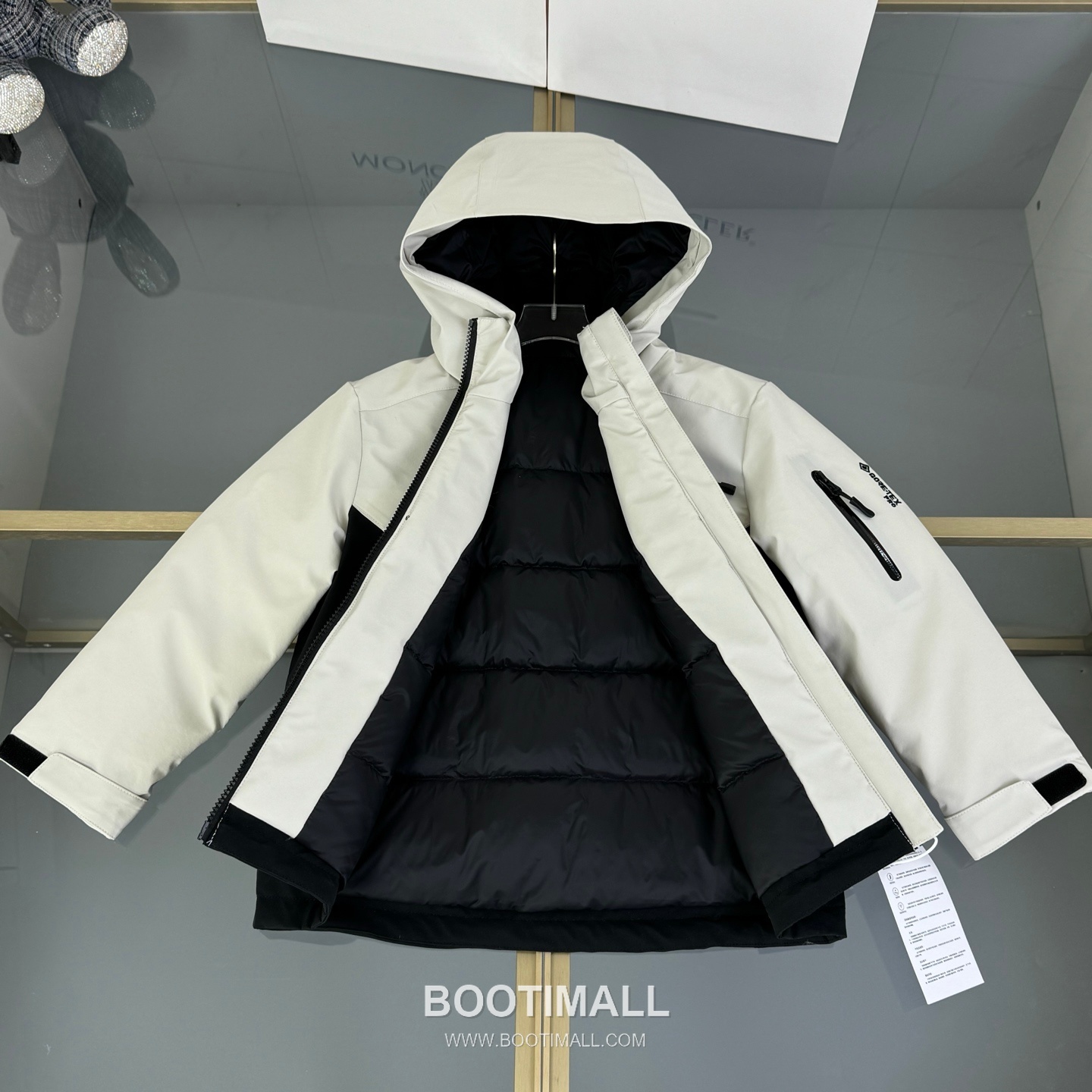 Arc'teryx Kids Hooded Down Polyester, White Duck Down Black Down Jacket 아크테릭스 키즈 후드 다운 폴리에스터, 화이트 덕다운 블랙 다운 재킷 11