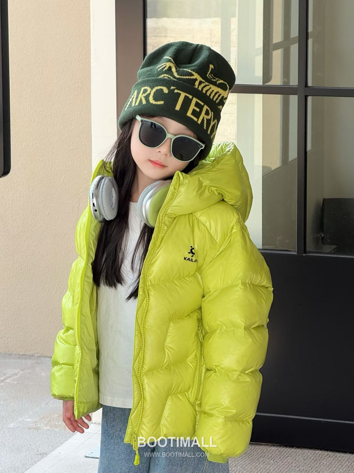 Kailas Short Down Hoodie Green Down Jacket 카일라스 숏 다운 후디 그린 다운 재킷 1