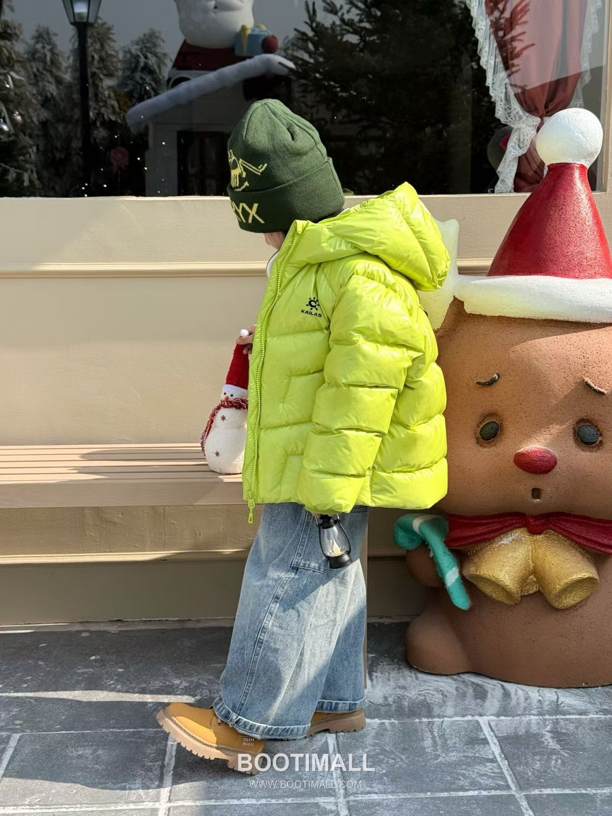 Kailas Short Down Hoodie Green Down Jacket 카일라스 숏 다운 후디 그린 다운 재킷 8