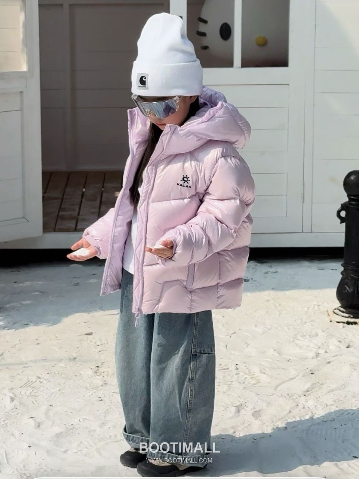 Kailas Soft Down Hooded Pink Down Jacket 카일라스 소프트 다운 후드 핑크 다운 재킷 7