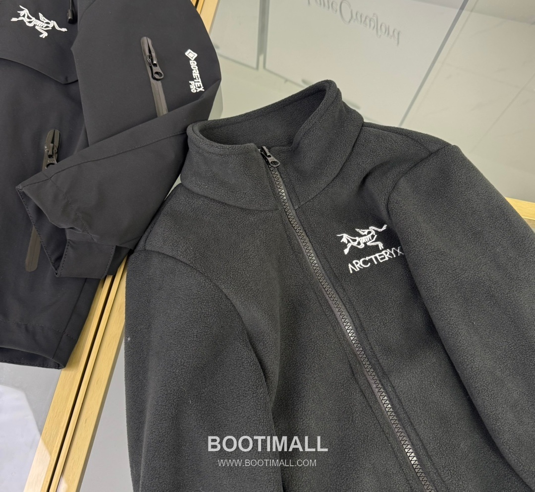 Arc'teryx Tri-Layer Kids Hooded Set Polyester Black Jacket 아크테릭스 트라이 레이어 키즈 후드 세트 폴리에스터 블랙 자켓 4