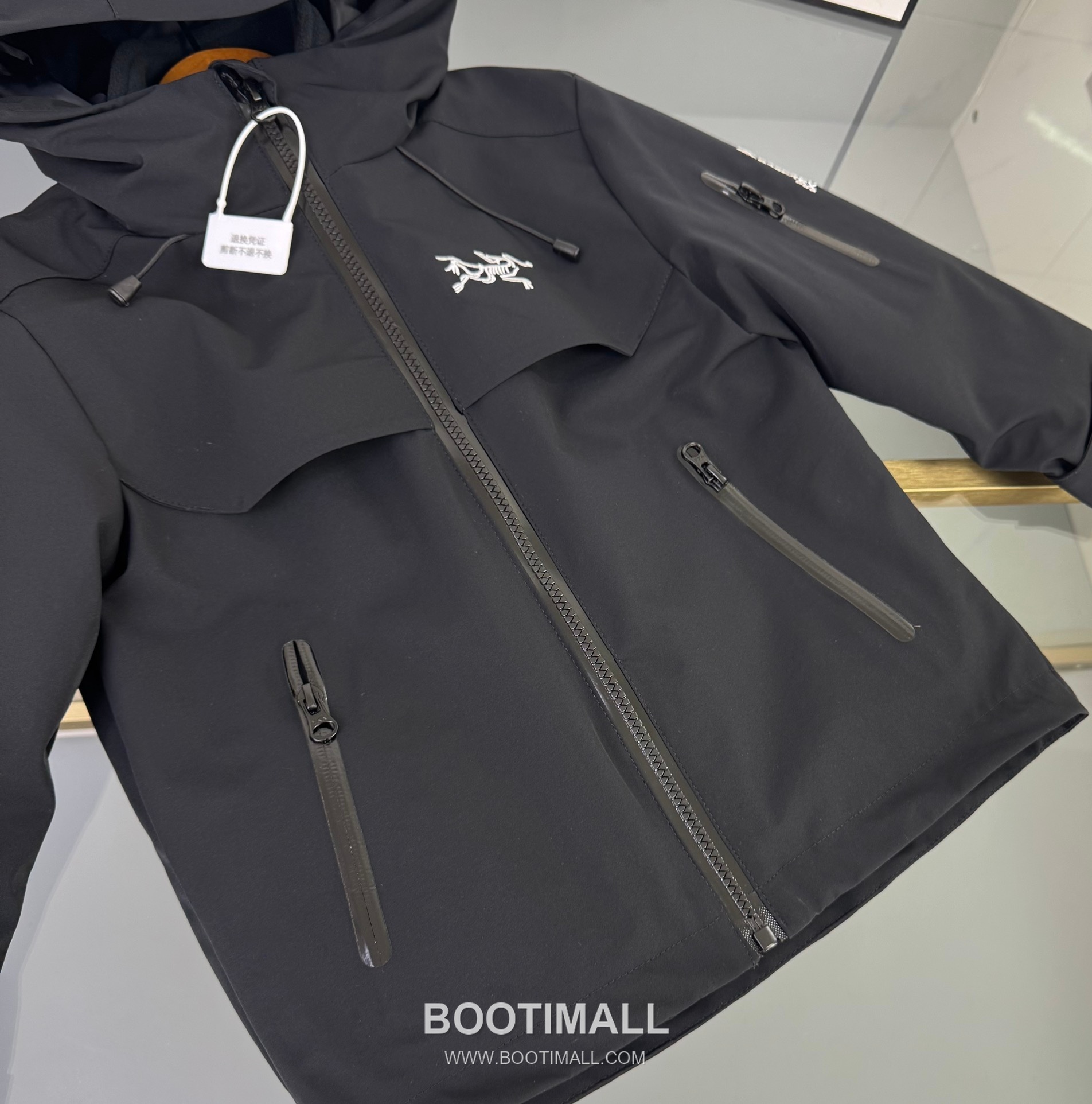 Arc'teryx Tri-Layer Kids Hooded Set Polyester Black Jacket 아크테릭스 트라이 레이어 키즈 후드 세트 폴리에스터 블랙 자켓 8