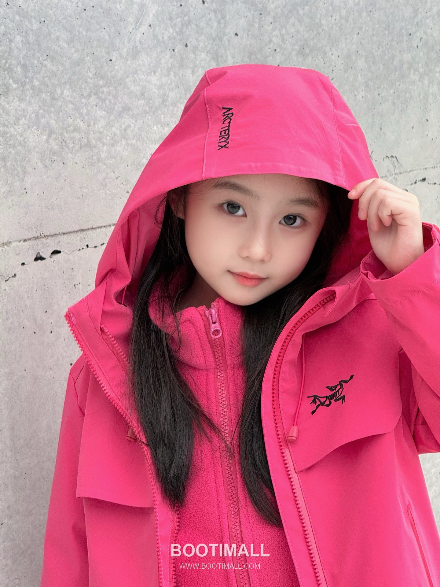 Arc'teryx Kids 3-in-1 Hooded Pink Jacket 아크테릭스 키즈 쓰리인원 후드 핑크 자켓 5