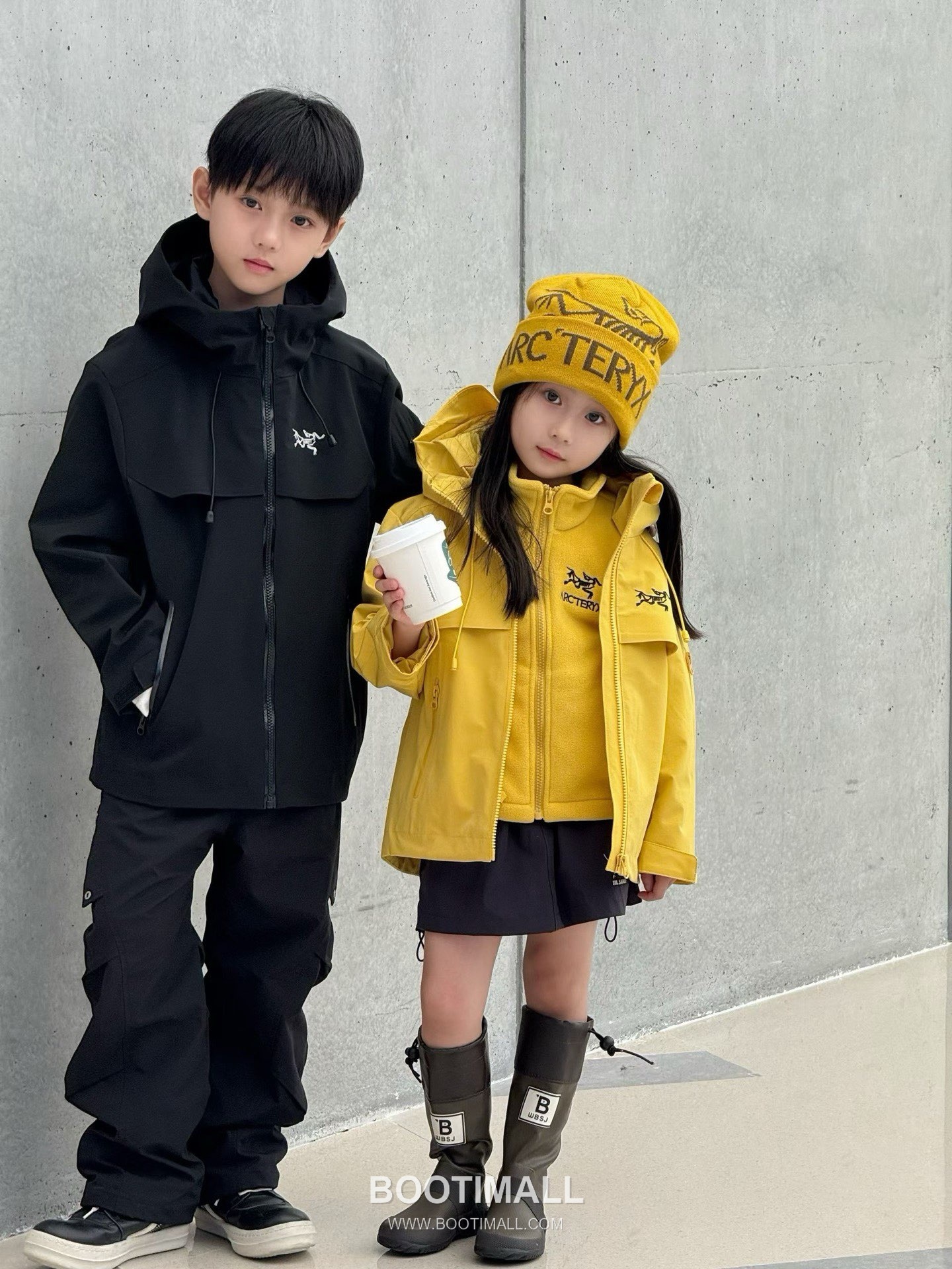 Arc'teryx Tri-Layer Kids Shell Yellow Jacket 아크테릭스 트라이 레이어 키즈 쉘 옐로우 자켓 6