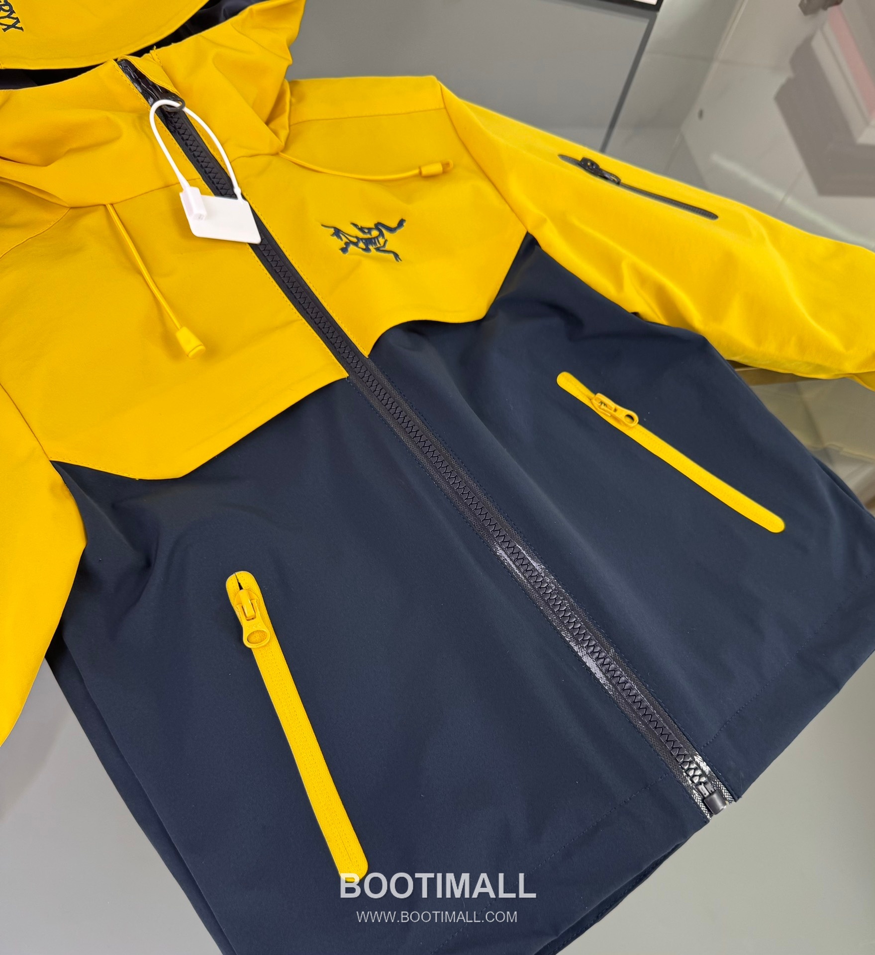 Arc'teryx Tri-Layer Kids Shell Yellow Jacket 아크테릭스 트라이 레이어 키즈 쉘 옐로우 자켓 14