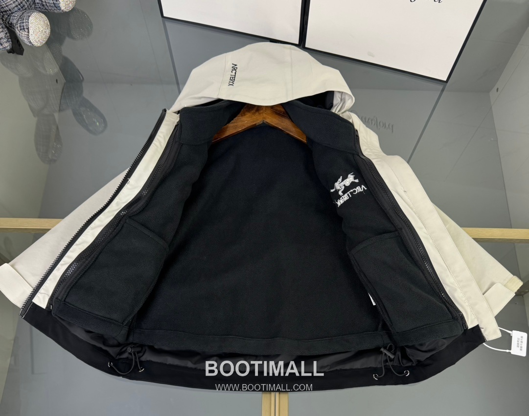 Arc'teryx Tri-Layer Kids Shell Black Jacket 아크테릭스 트라이 레이어 키즈 쉘 블랙 자켓 4