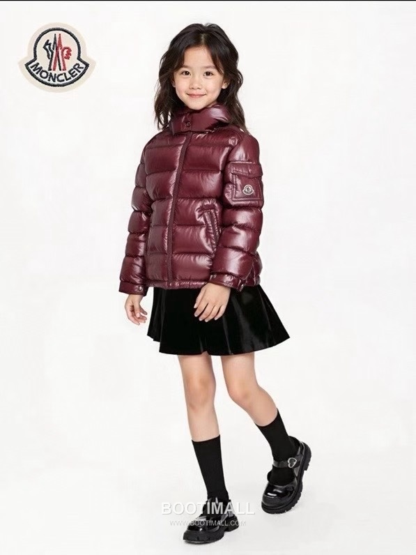 Balenciaga Maya Kids Down Burgundy Down Jacket 발렌시아가 마야 키즈 다운 버건디 다운 재킷 1