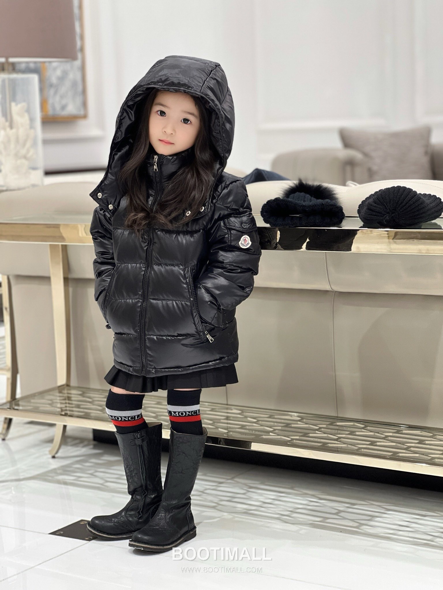 Balenciaga Maya Kids Down Burgundy Down Jacket 발렌시아가 마야 키즈 다운 버건디 다운 재킷 5