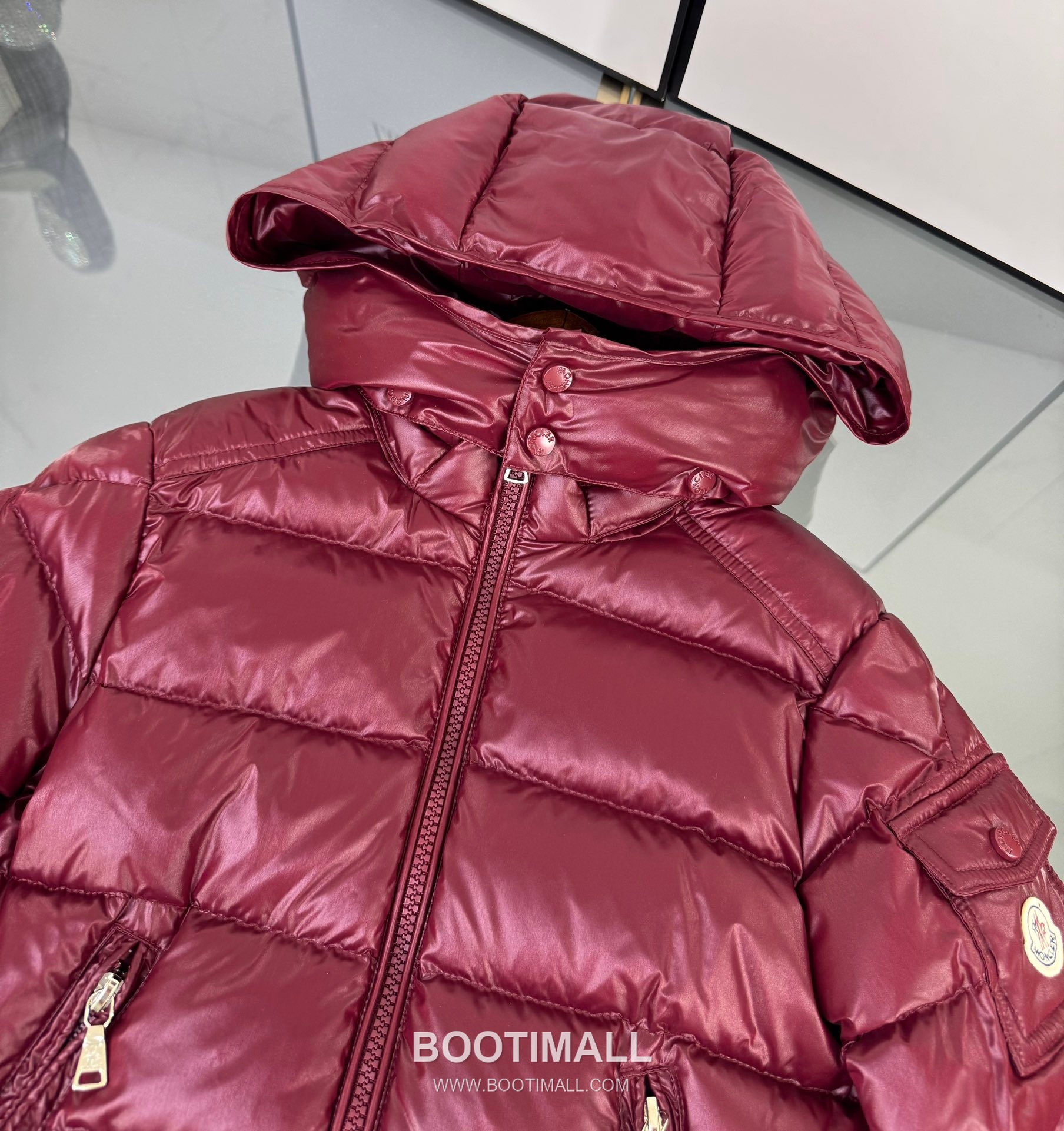 Balenciaga Maya Kids Down Burgundy Down Jacket 발렌시아가 마야 키즈 다운 버건디 다운 재킷 13
