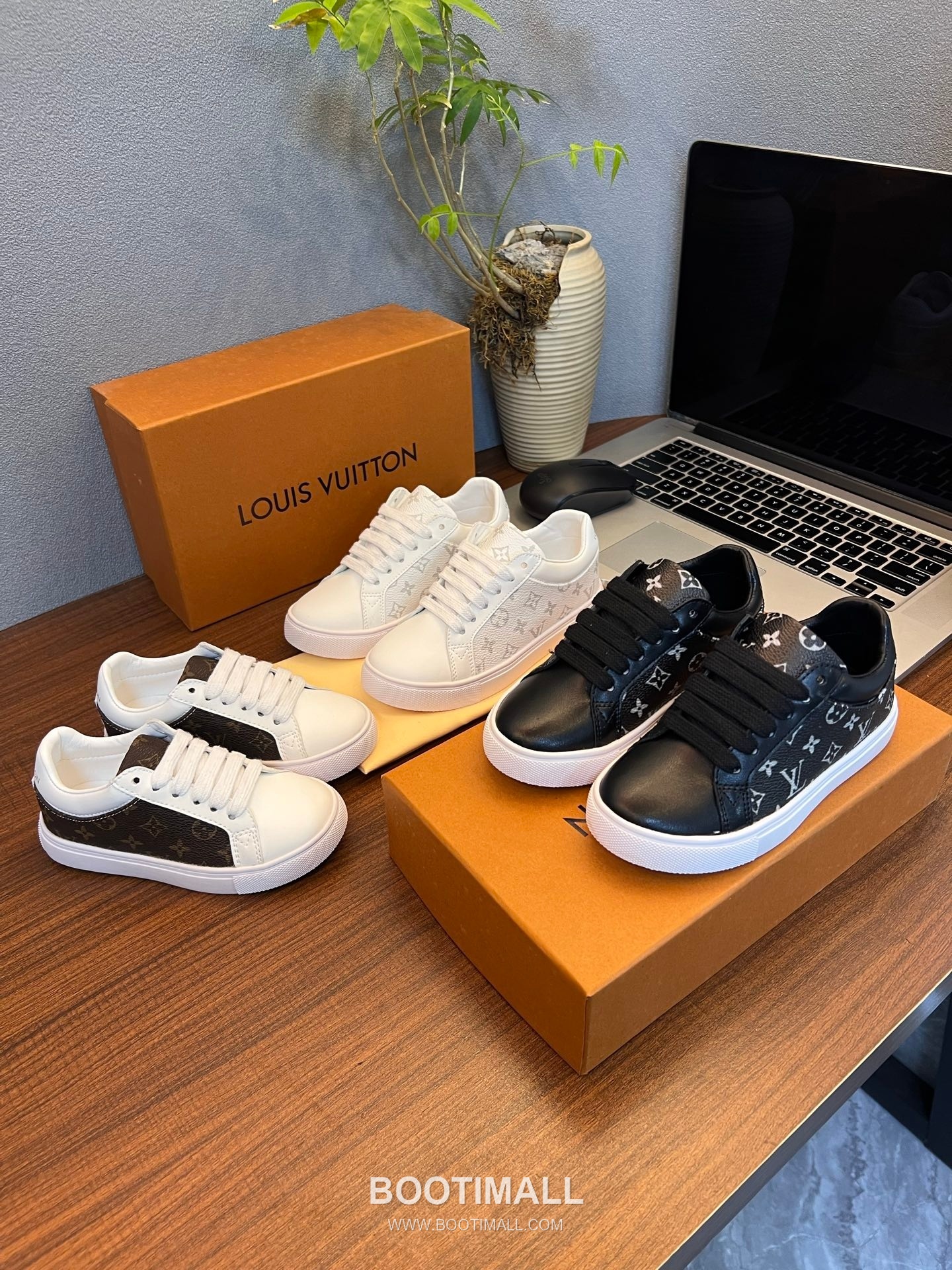 Louis Vuitton Kids Leather Casual Leather Sneakers 루이비통 키즈 레더 캐주얼 레더 스니커즈 2