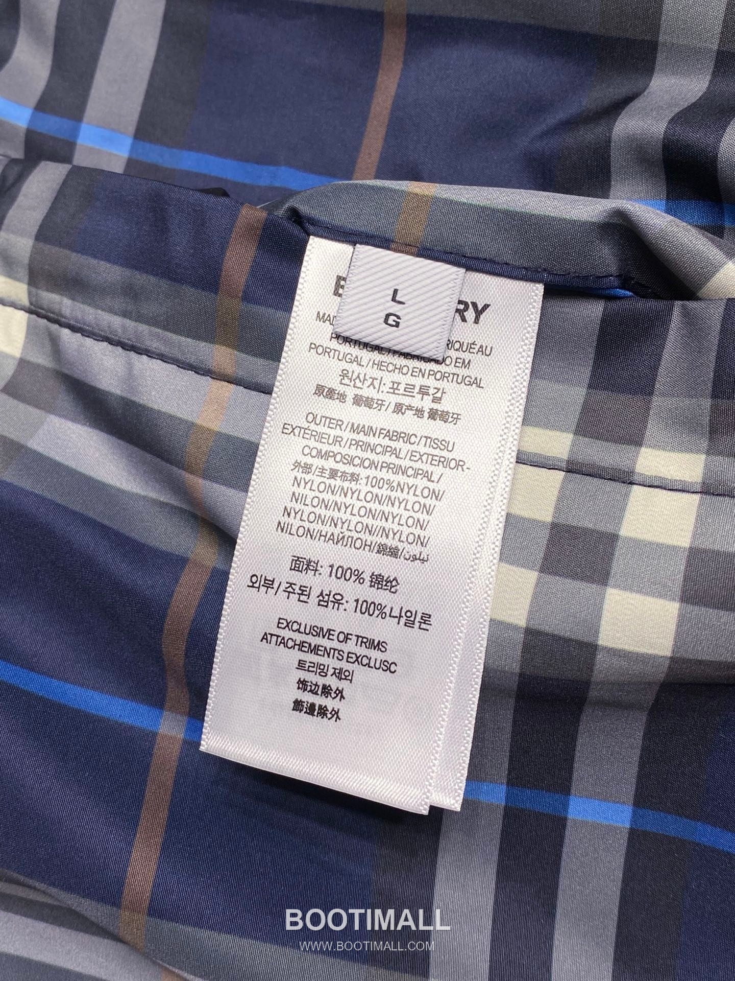 Burberry Oval Patch Hooded Navy Windbreaker 버버리 오벌 패치 후드 네이비 바람막이 9