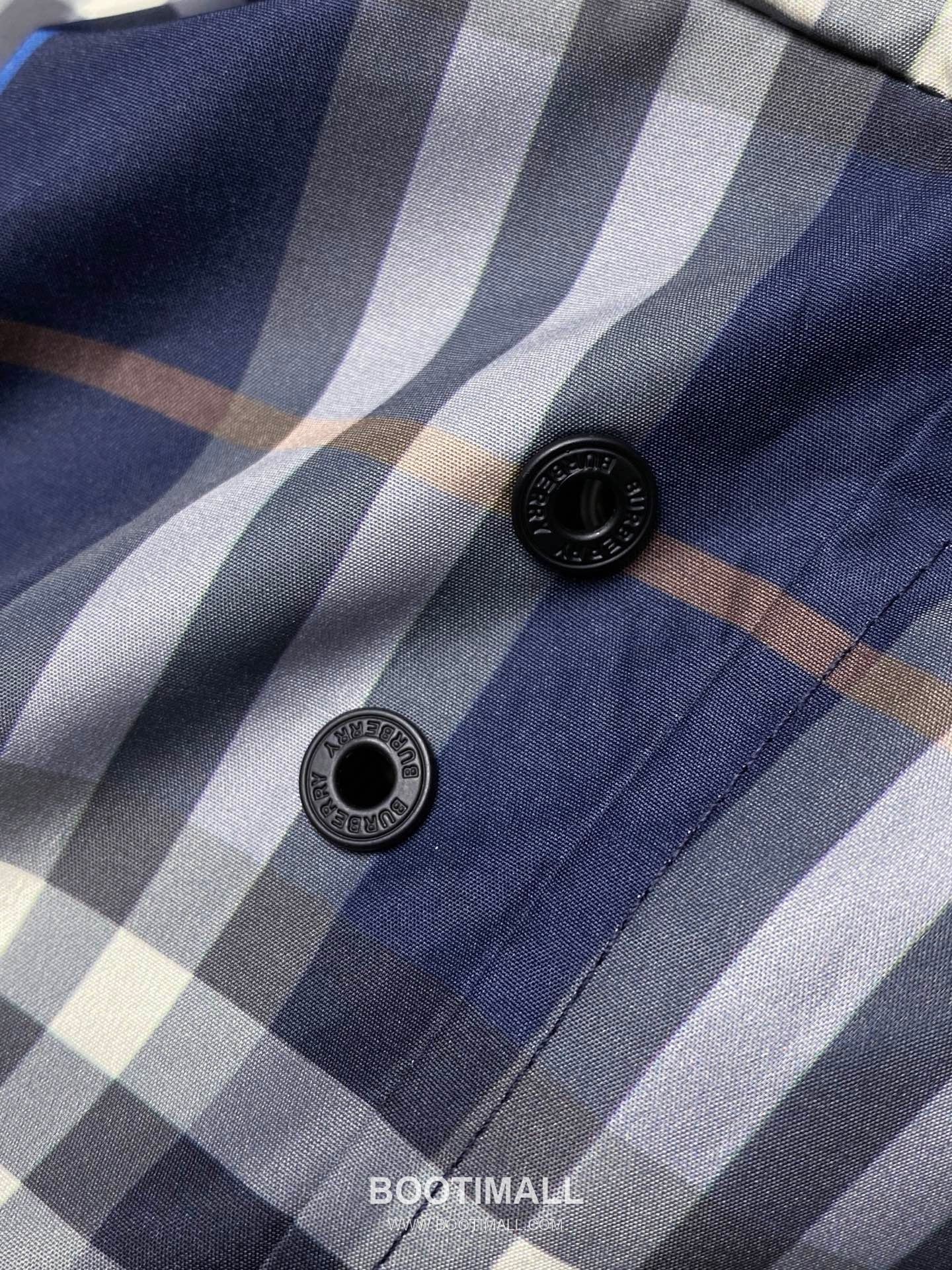 Burberry Oval Patch Hooded Navy Windbreaker 버버리 오벌 패치 후드 네이비 바람막이 16