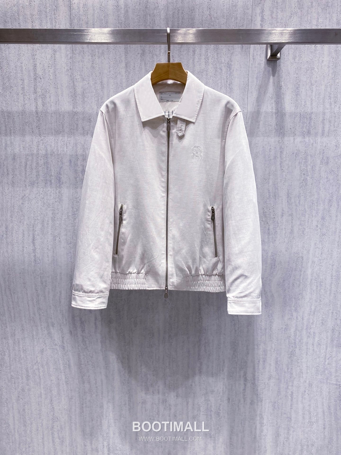 Brunello Cucinelli Linen Tencel Collar Linen Tencel Blend Brown Jacket 리넨 텐셀 카라 리넨 텐셀 혼방 브라운 자켓 1