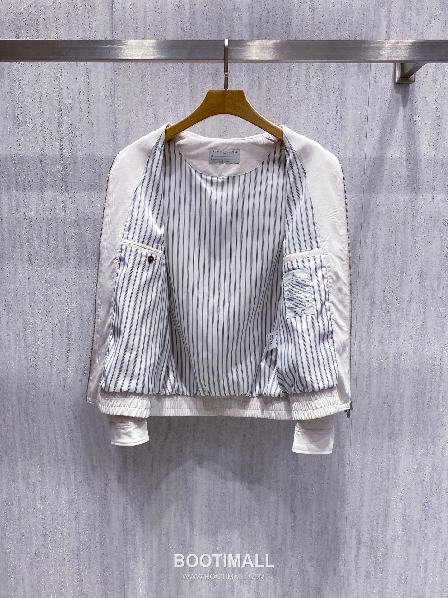 Brunello Cucinelli Linen Tencel Collar Linen Tencel Blend Brown Jacket 리넨 텐셀 카라 리넨 텐셀 혼방 브라운 자켓 3