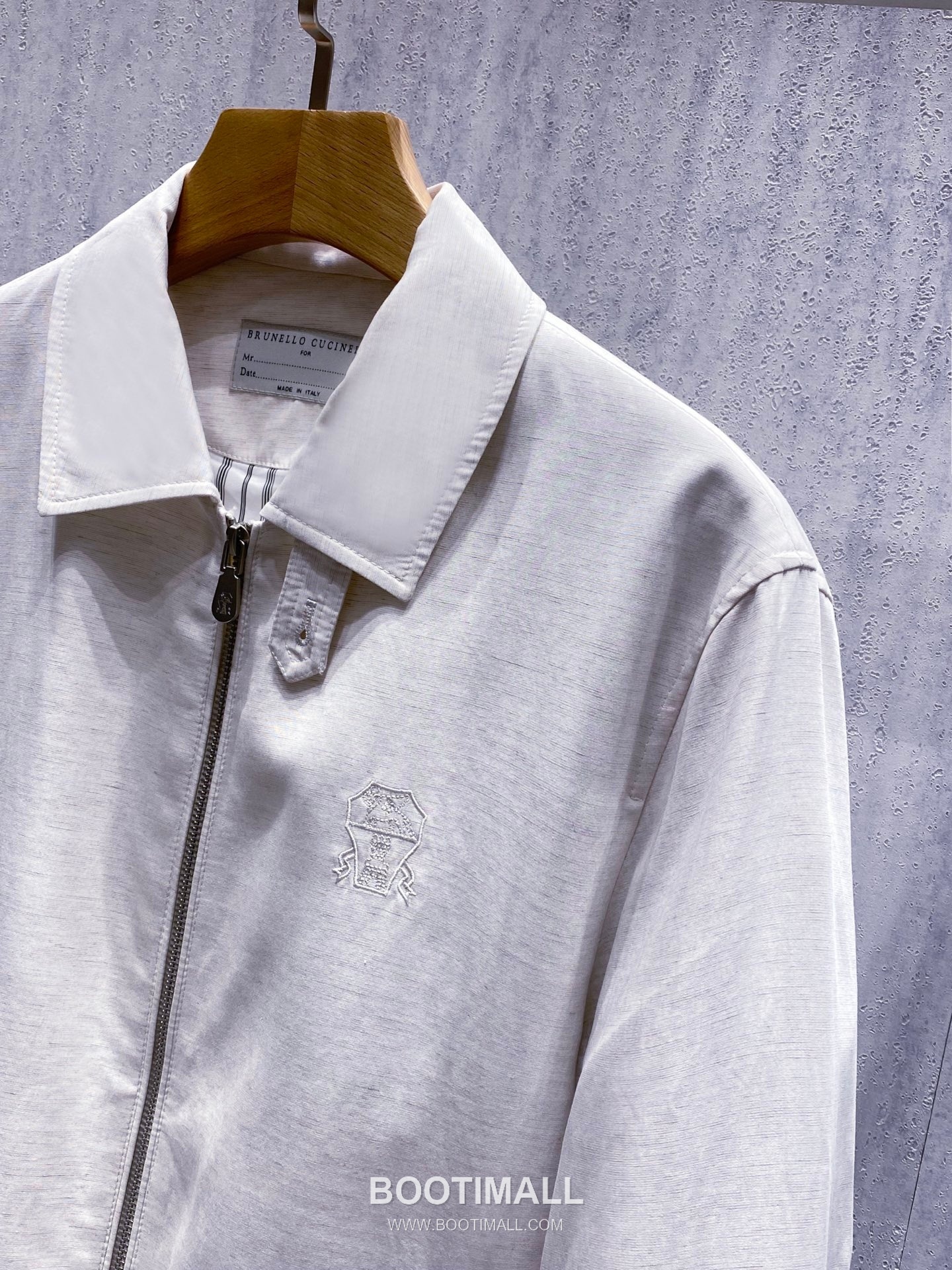 Brunello Cucinelli Linen Tencel Collar Linen Tencel Blend Brown Jacket 리넨 텐셀 카라 리넨 텐셀 혼방 브라운 자켓 4