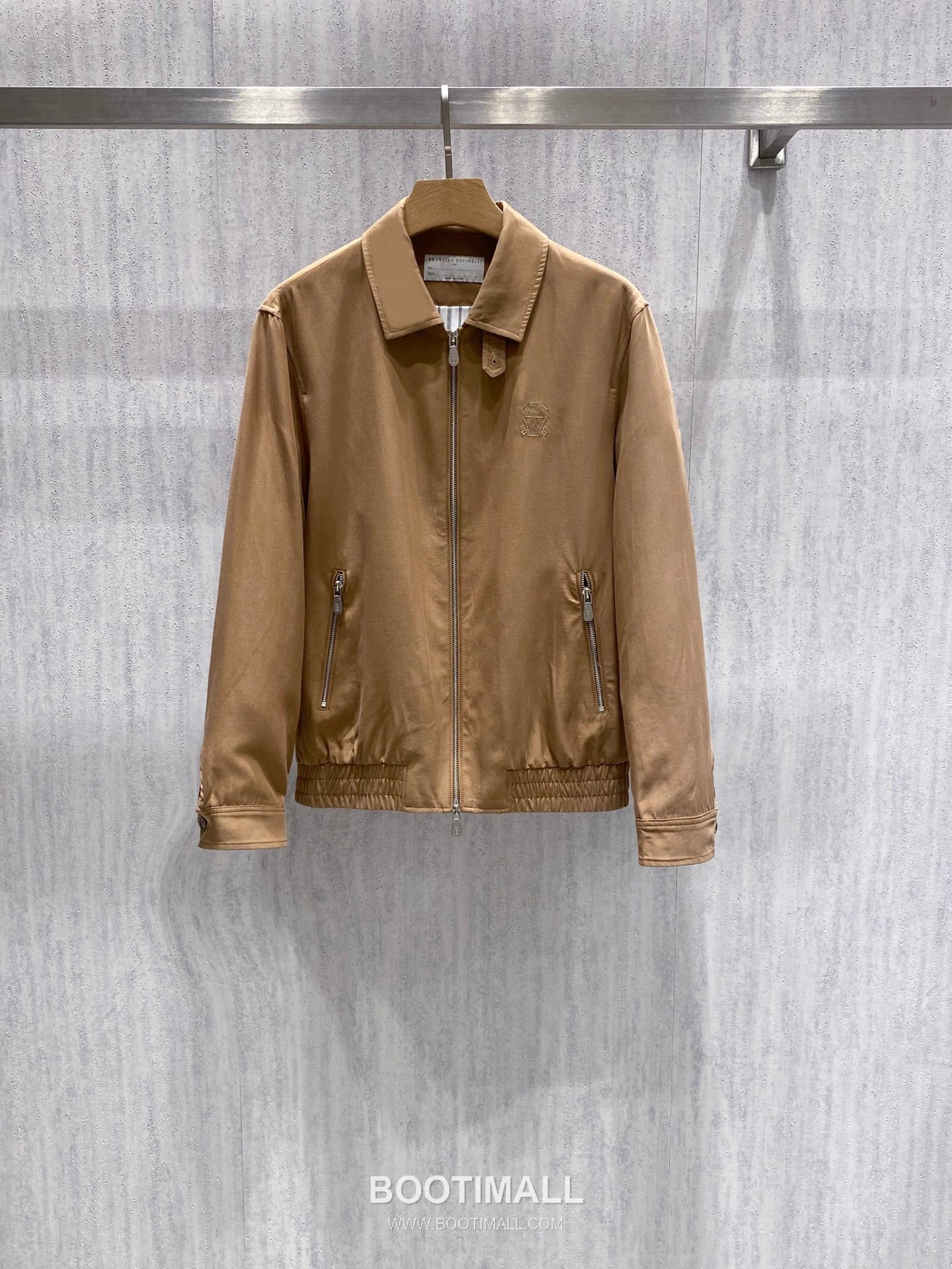 Brunello Cucinelli Linen Tencel Collar Linen Tencel Blend Brown Jacket 리넨 텐셀 카라 리넨 텐셀 혼방 브라운 자켓 3