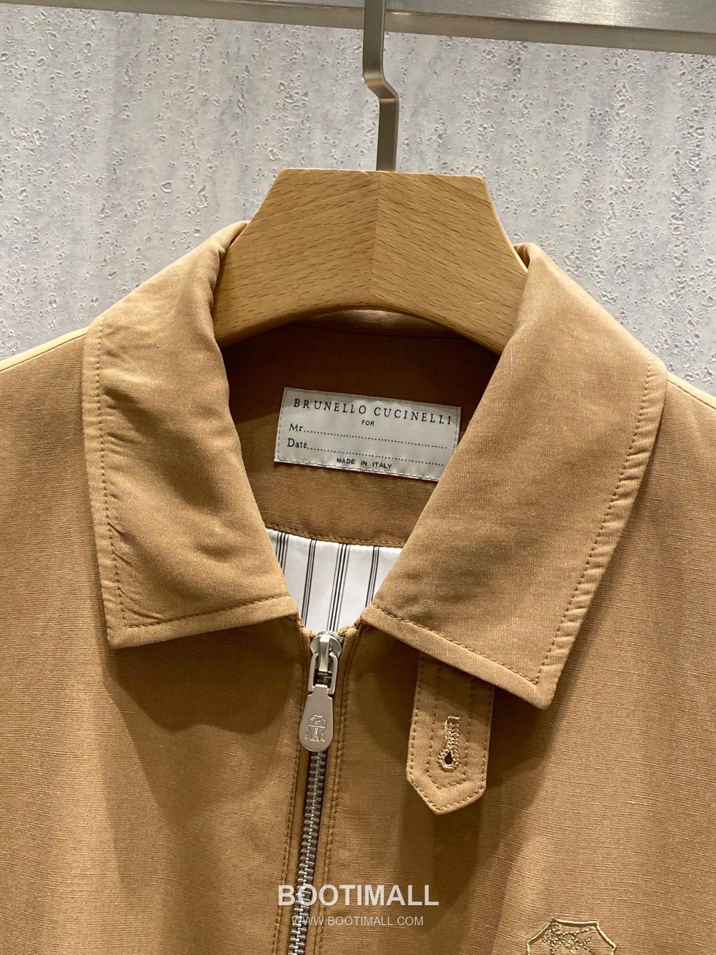 Brunello Cucinelli Linen Tencel Collar Linen Tencel Blend Brown Jacket 리넨 텐셀 카라 리넨 텐셀 혼방 브라운 자켓 5