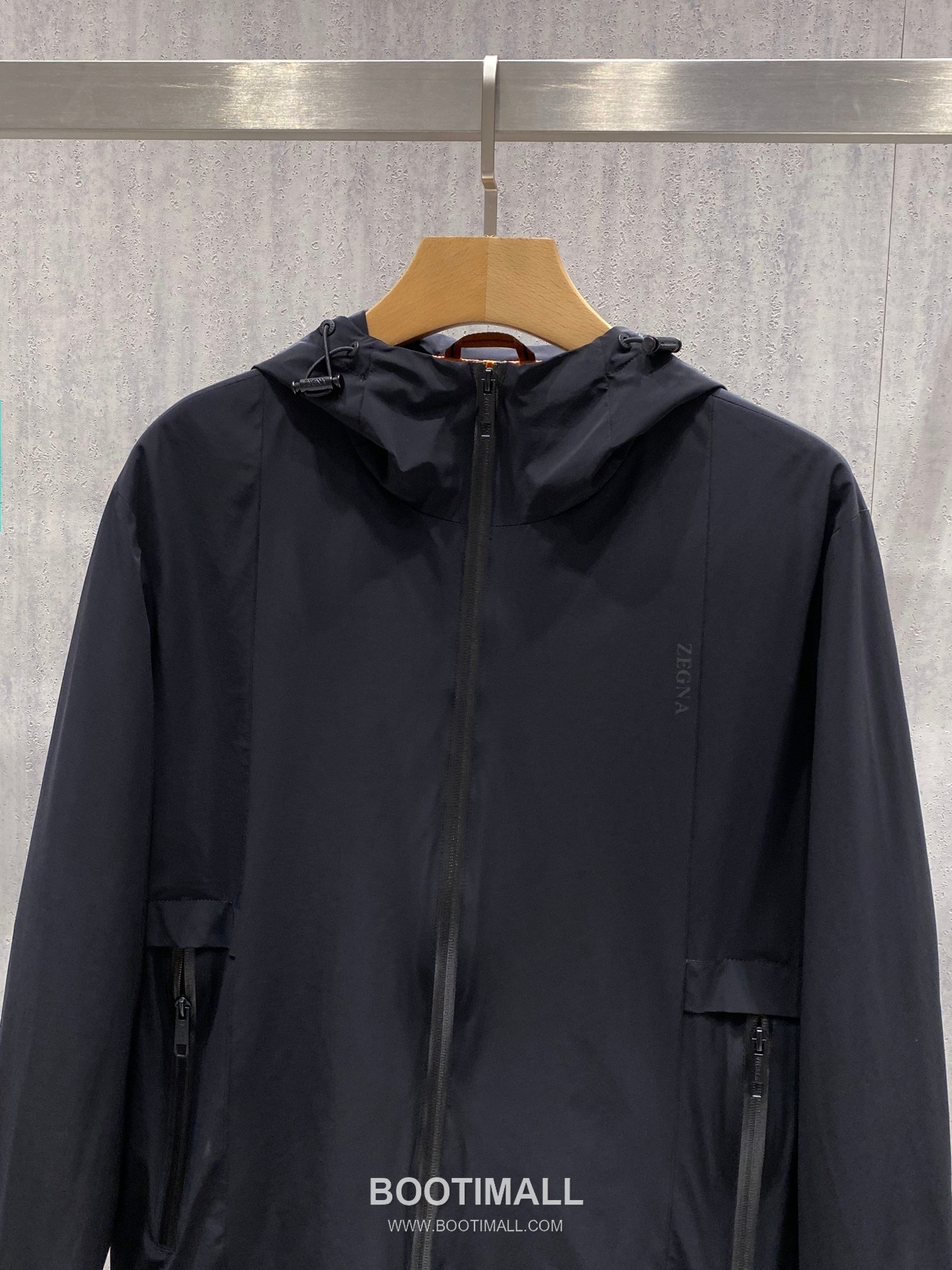 Zegna Spring Microfiber Hooded Jacket Performance Microfiber Beige 제냐 봄 마이크로파이버 후드 재킷 퍼포먼스 마이크로파이버 베이지 56cm 4