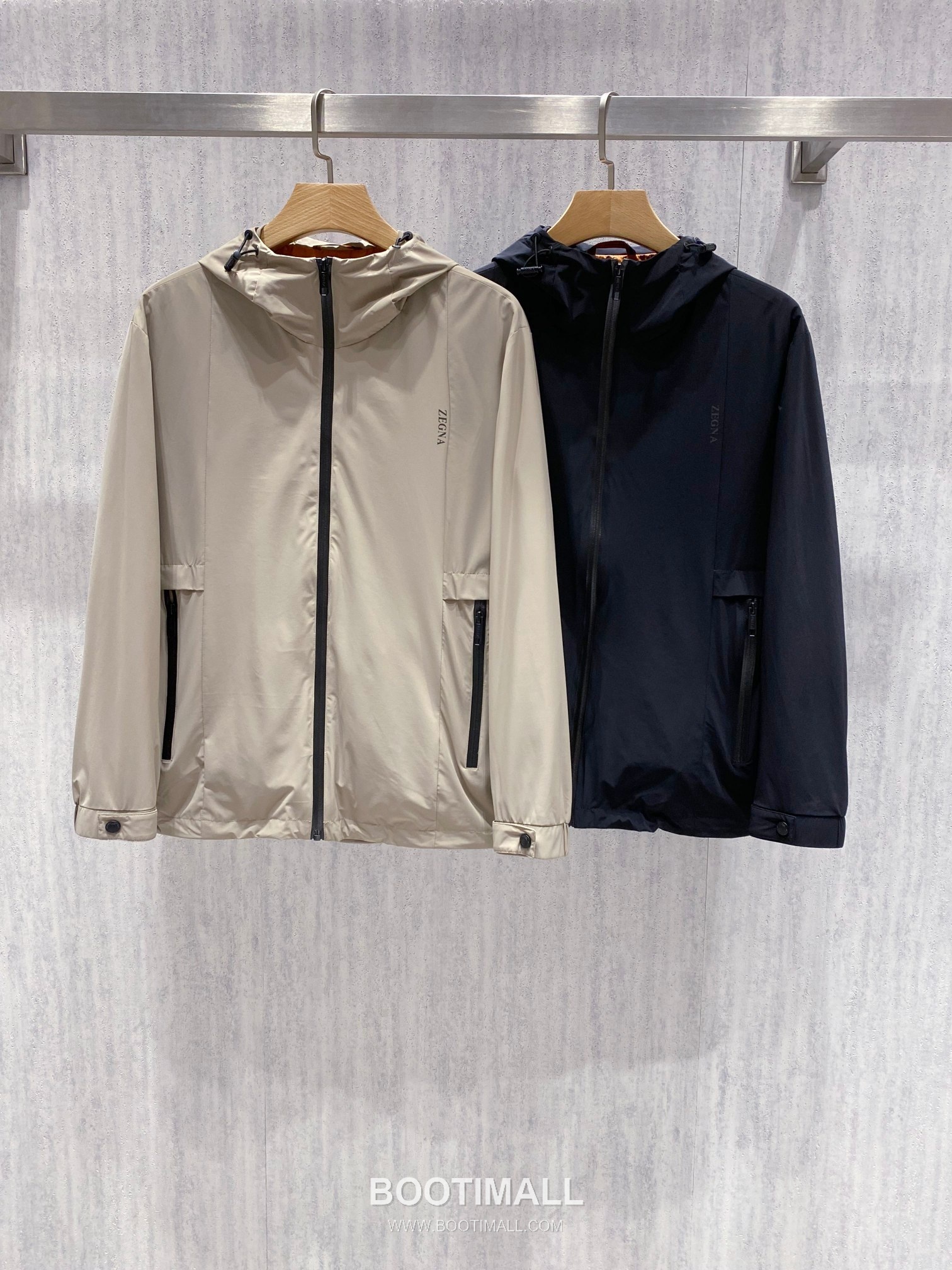Zegna Spring Microfiber Hooded Jacket Performance Microfiber Beige 제냐 봄 마이크로파이버 후드 재킷 퍼포먼스 마이크로파이버 베이지 10