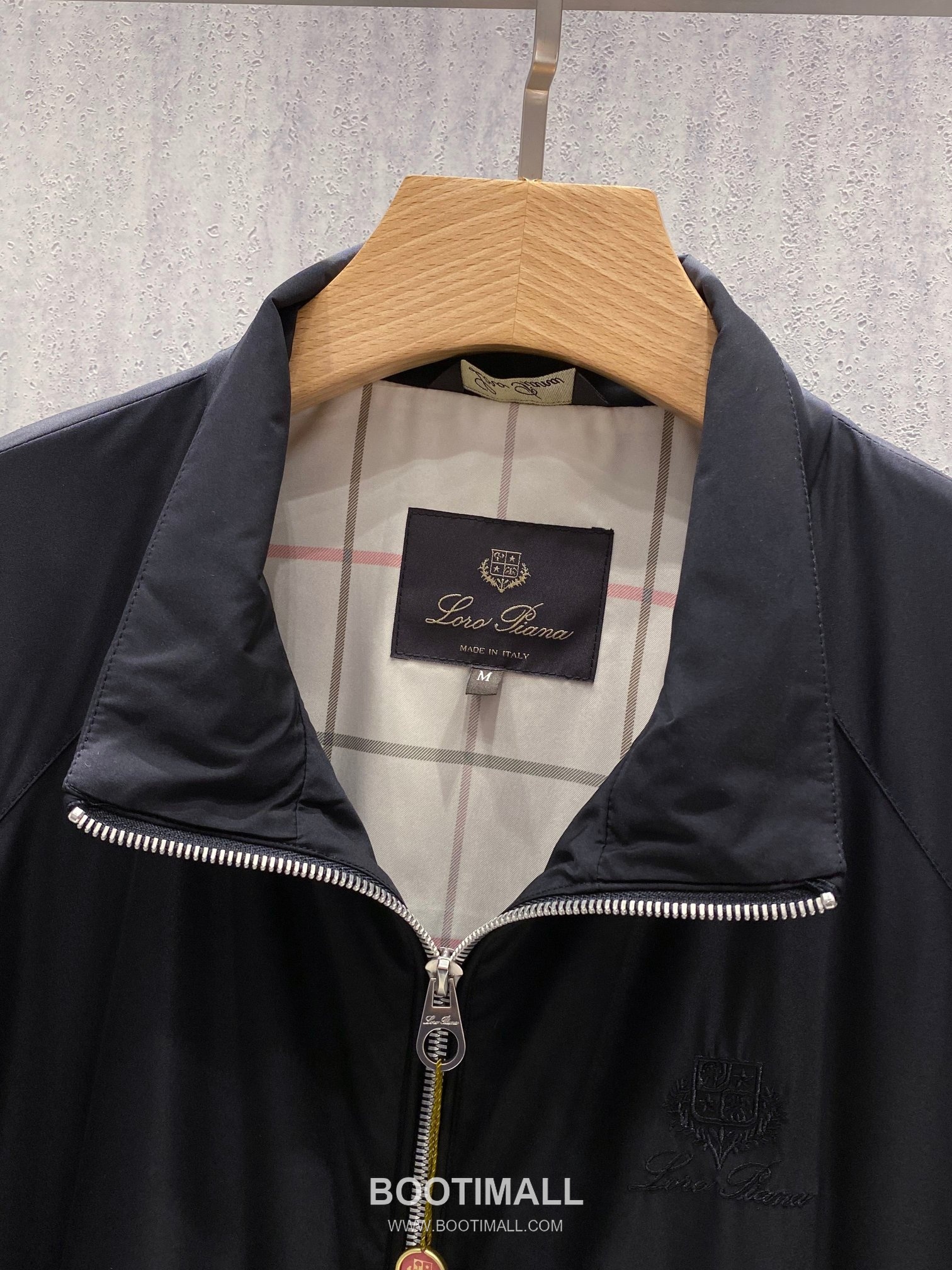 Loro Piana Windmate Stand Collar Jacket Microfiber Blend Khaki 로로피아나 윈드메이트 스탠드 칼라 자켓 마이크로파이버 블렌드 카키 7