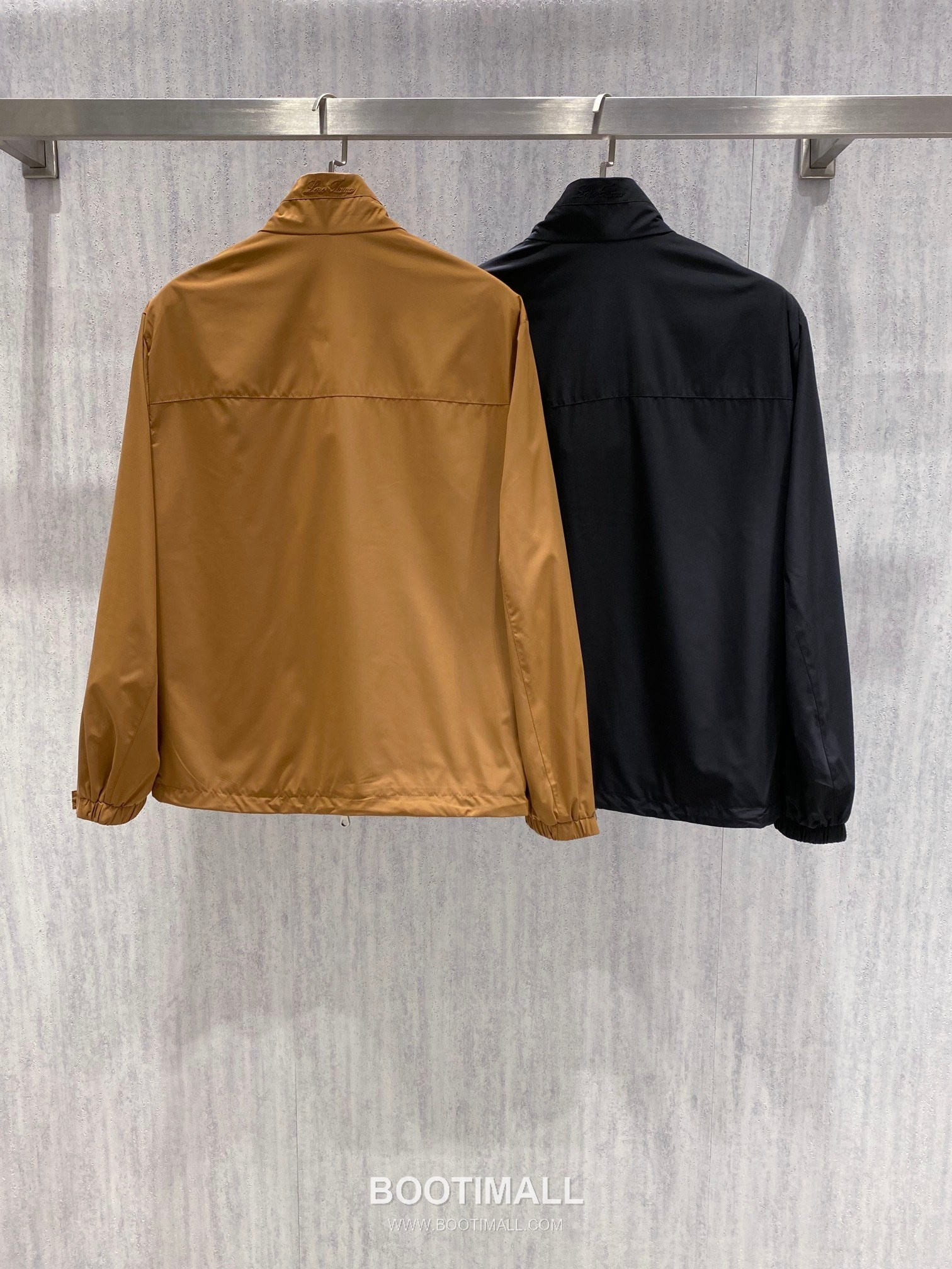 Loro Piana Windmate Stand Collar Jacket Microfiber Blend Khaki 로로피아나 윈드메이트 스탠드 칼라 자켓 마이크로파이버 블렌드 카키 11