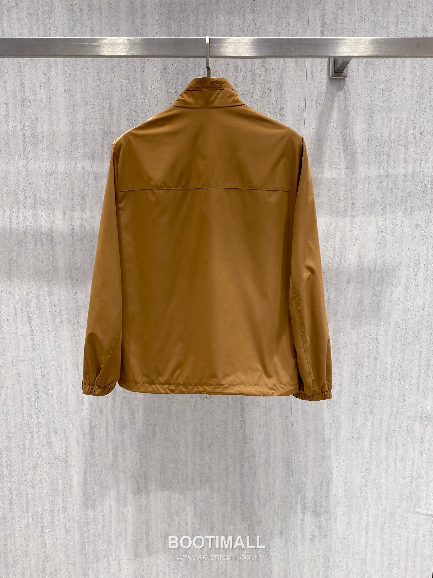 Loro Piana Windmate Stand Collar Jacket Microfiber Blend Khaki 로로피아나 윈드메이트 스탠드 칼라 자켓 마이크로파이버 블렌드 카키 2