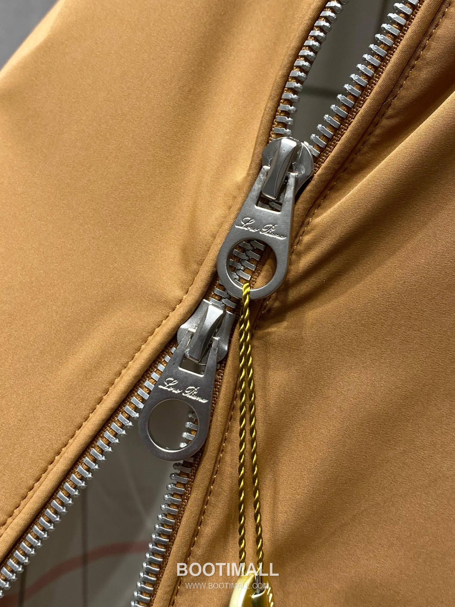 Loro Piana Windmate Stand Collar Jacket Microfiber Blend Khaki 로로피아나 윈드메이트 스탠드 칼라 자켓 마이크로파이버 블렌드 카키 5