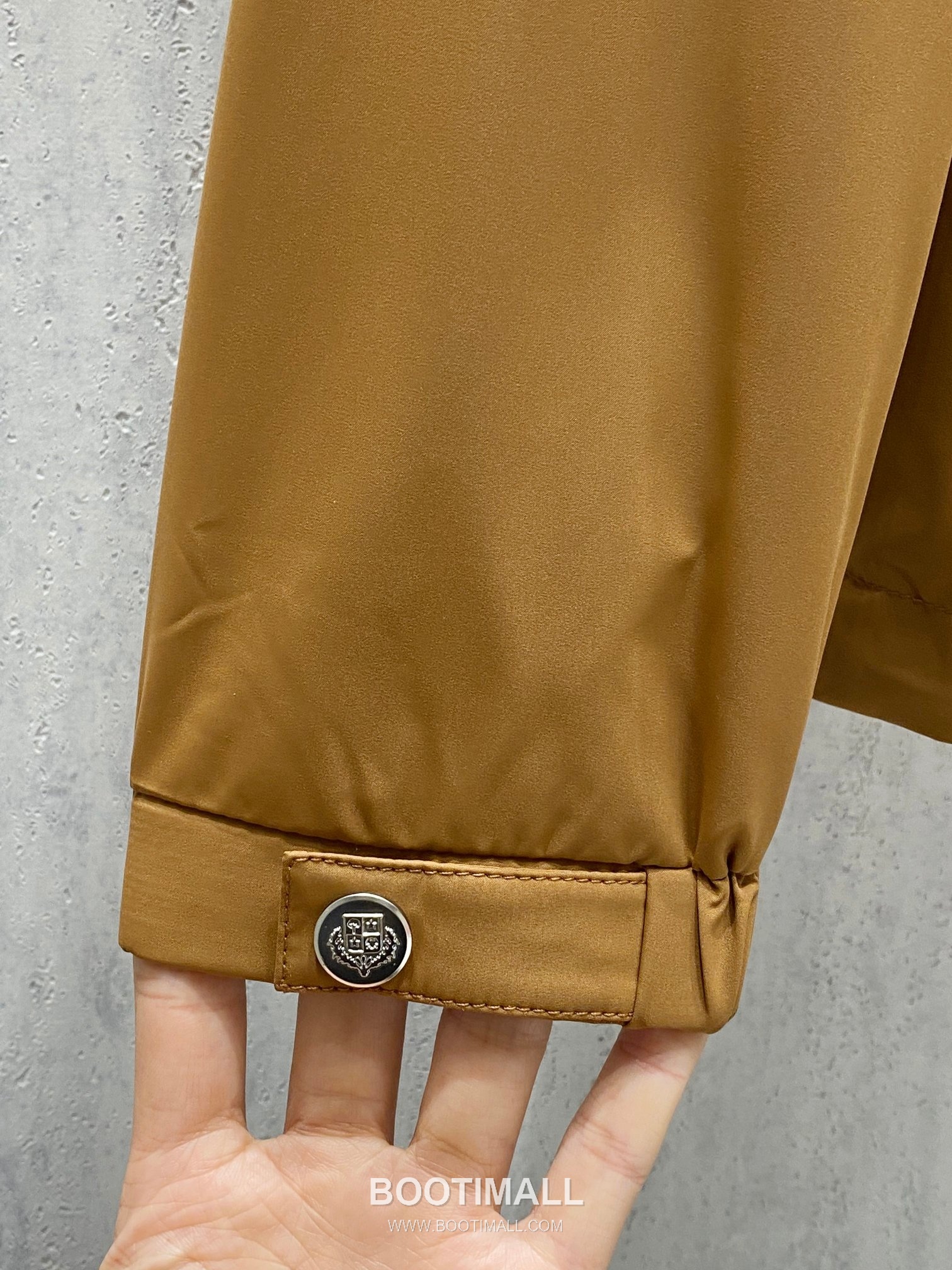 Loro Piana Windmate Stand Collar Jacket Microfiber Blend Khaki 로로피아나 윈드메이트 스탠드 칼라 자켓 마이크로파이버 블렌드 카키 8