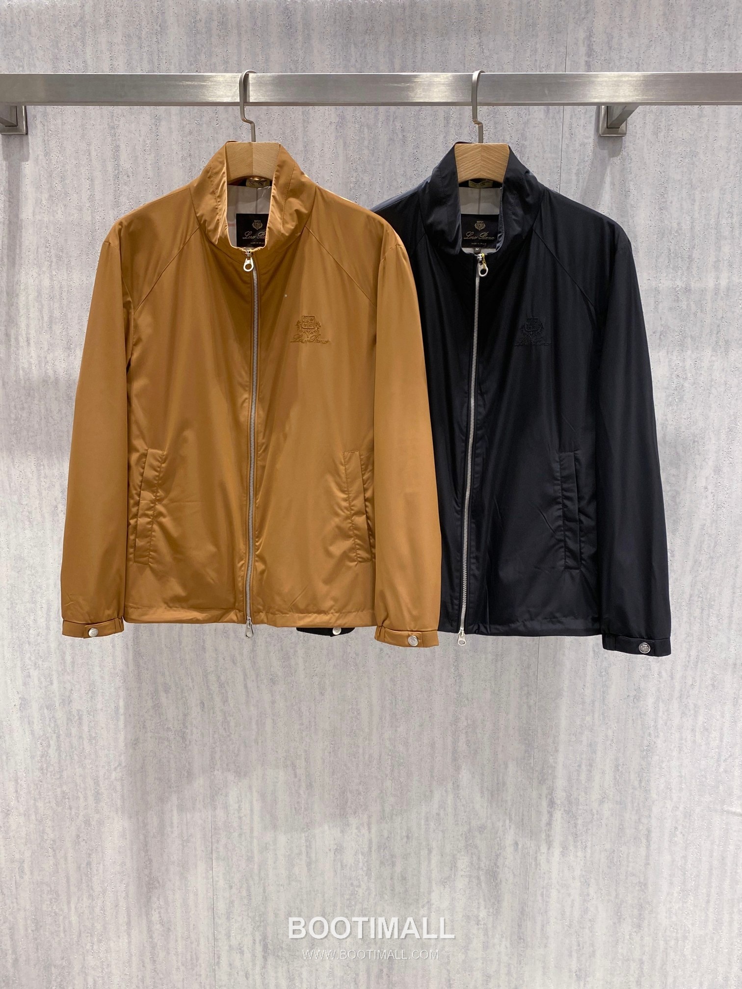 Loro Piana Windmate Stand Collar Jacket Microfiber Blend Khaki 로로피아나 윈드메이트 스탠드 칼라 자켓 마이크로파이버 블렌드 카키 10