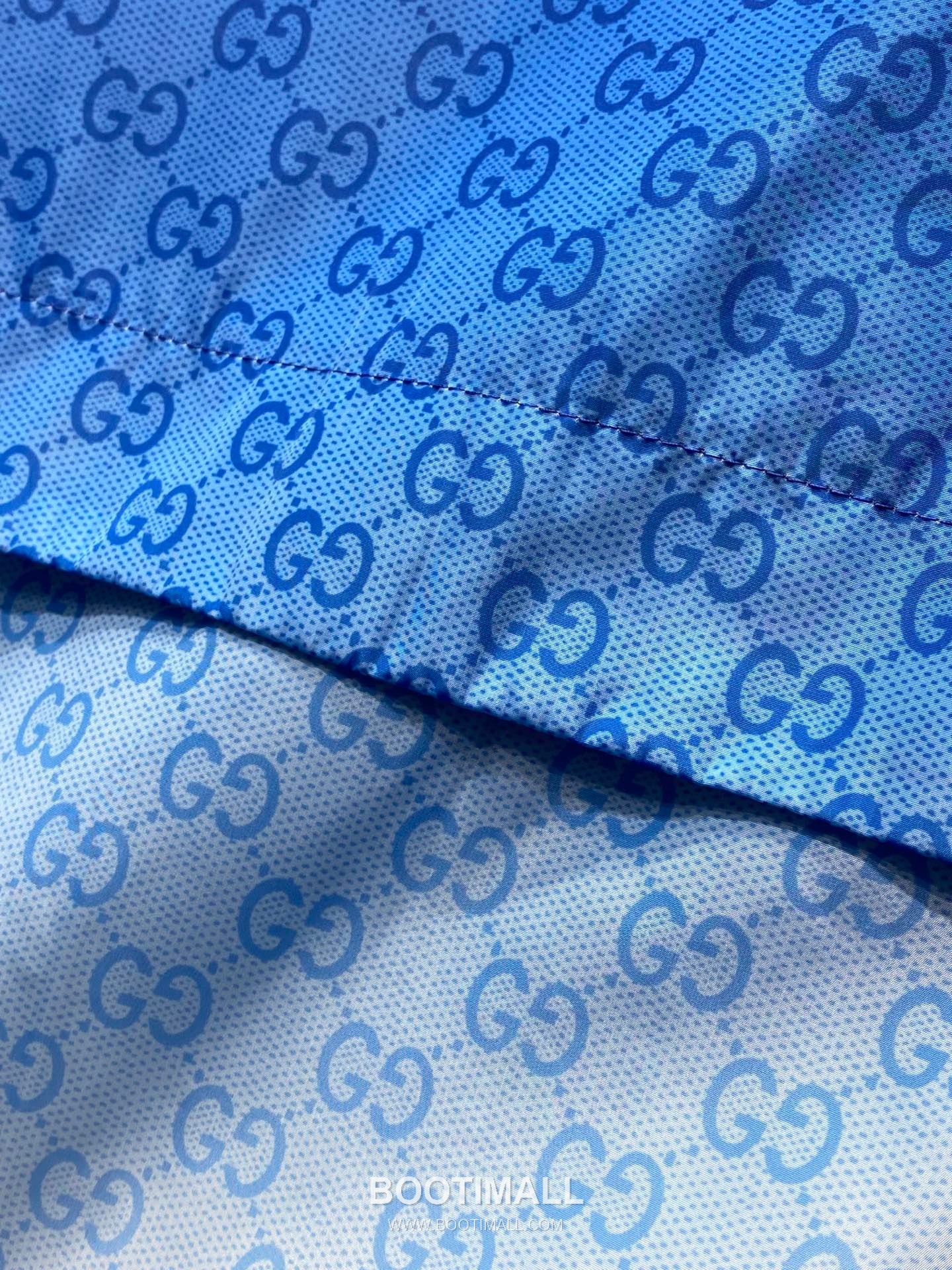 Gucci Ocean Gradient GG Hooded Nylon Blue Sun Protection Jacket 구찌 오션 그라데이션 GG 후디 나일론 블루 바람막이 재킷 7