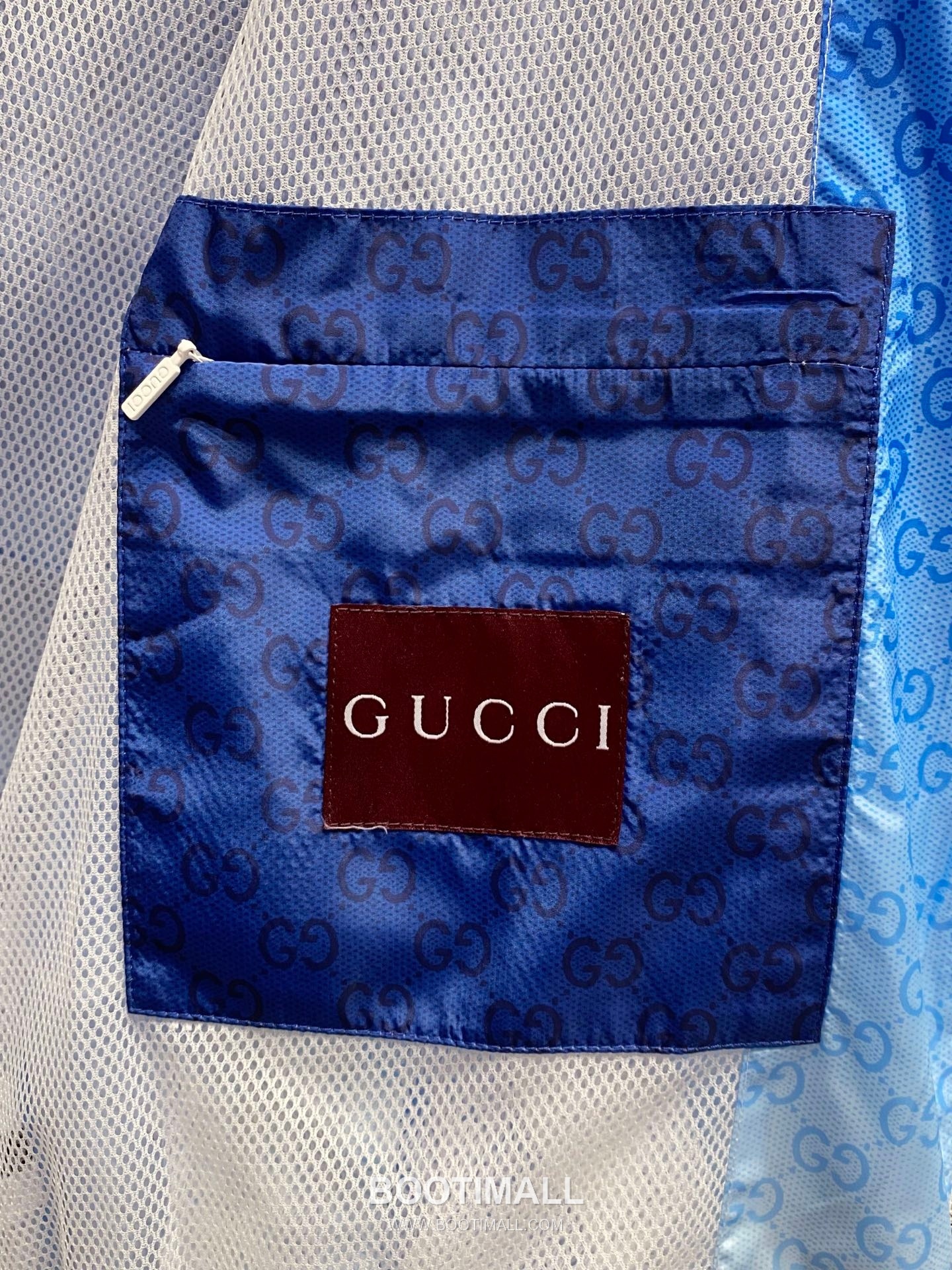 Gucci Ocean Gradient GG Hooded Nylon Blue Sun Protection Jacket 구찌 오션 그라데이션 GG 후디 나일론 블루 바람막이 재킷 8