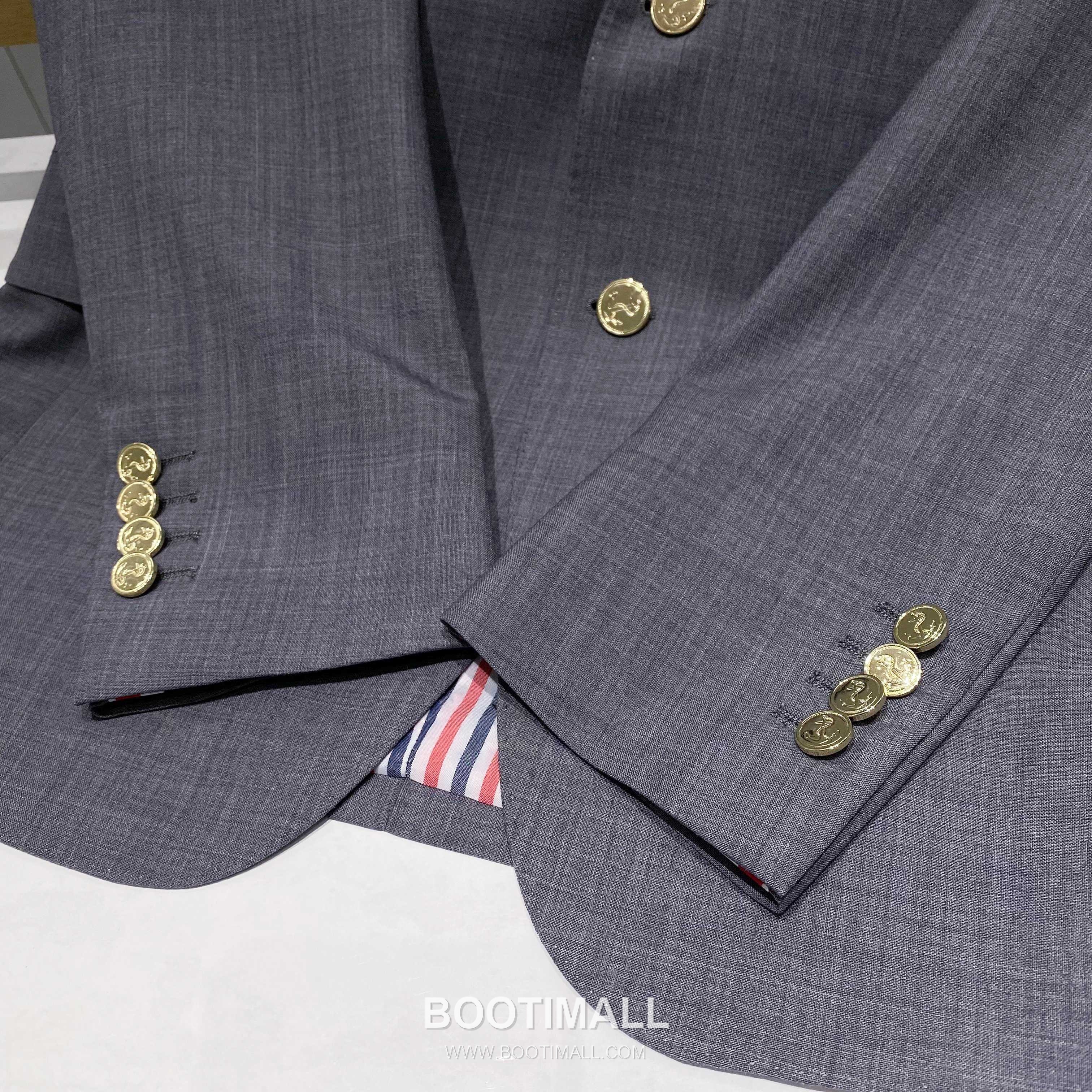 Burberry Striped Sleeve Wool Blazer Wool Grey 버버리 스트라이프 슬리브 울 블레이저 울 그레이 6