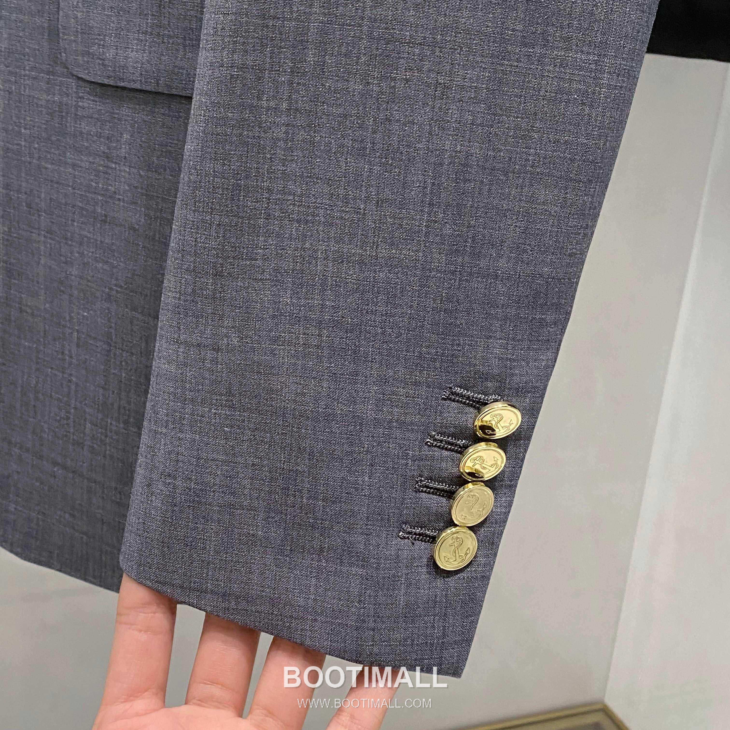 Burberry Striped Sleeve Wool Blazer Wool Grey 버버리 스트라이프 슬리브 울 블레이저 울 그레이 8