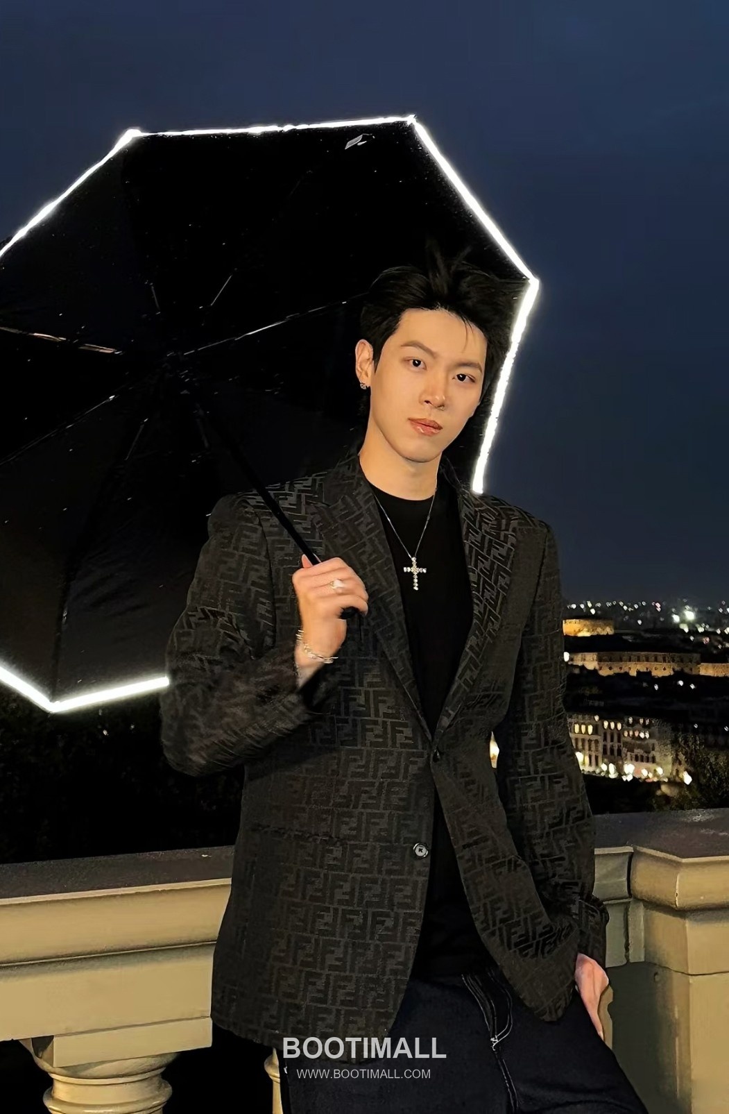 Dior FF Jacquard Single Blazer Cotton Black 디올 FF 자카드 싱글 블레이저 코튼 블랙 3